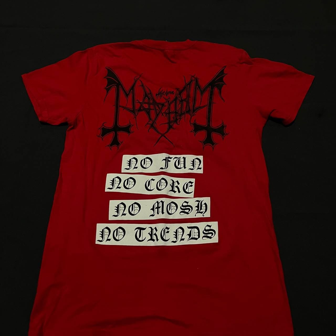 Band Tees VINTAGE! T-SHIRT Mayhem Destroy Lonely DEATHCRUSH 00’s Size US M / EU 48-50 / 2 - 3 Thumbnail