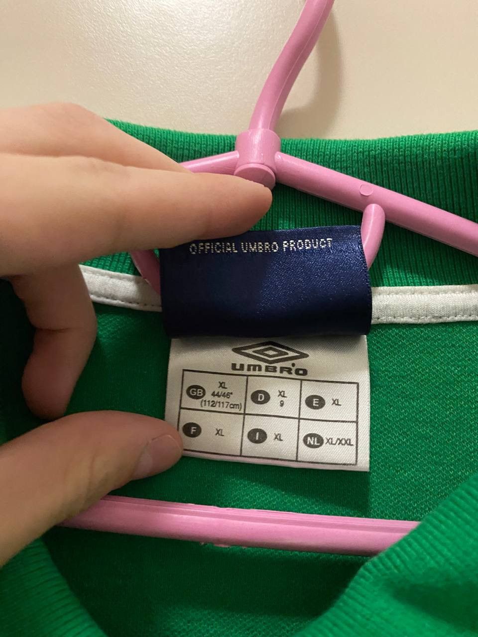 Umbro × Vintage Match worn Umbro Ireland v Brazil Vintage t shirt Size US XL / EU 56 / 4 - 11 Thumbnail