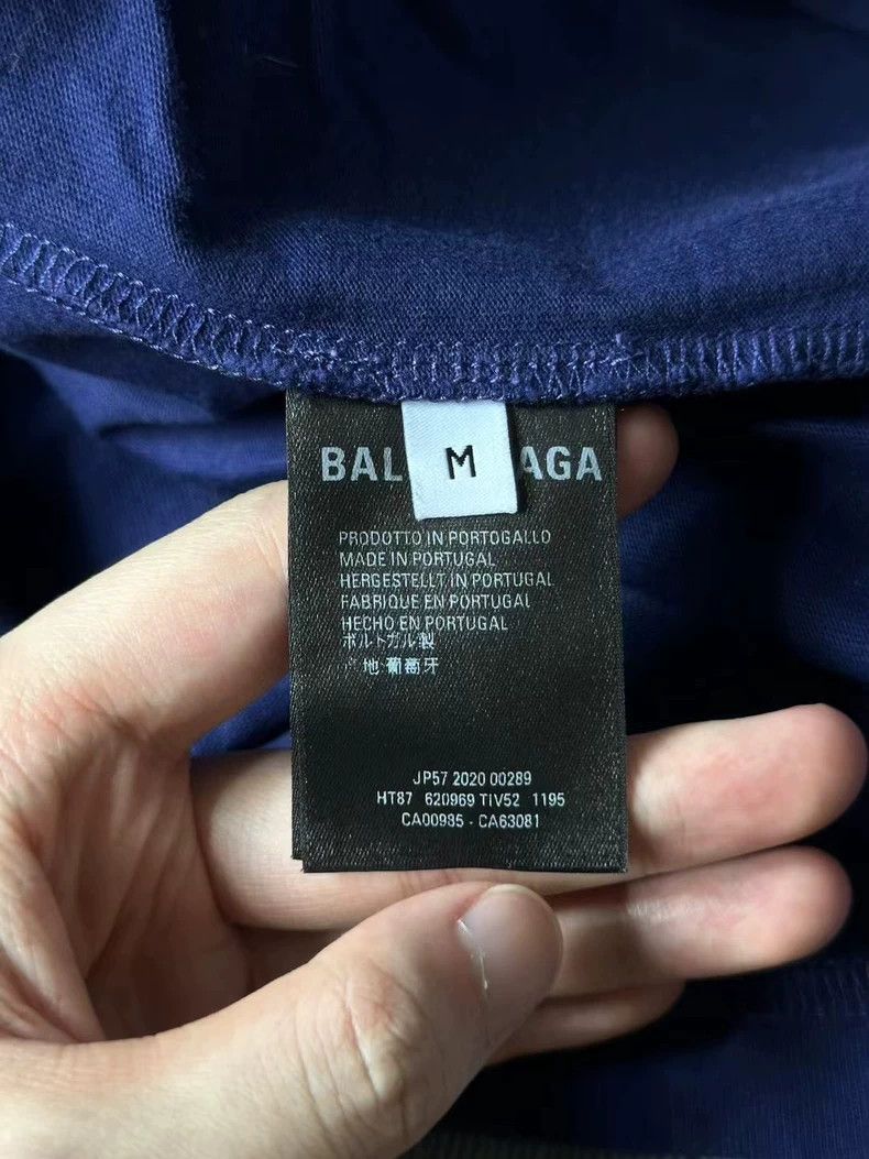 Balenciaga Balenciaga Blue Coke Short Sleeve Size US M / EU 48-50 / 2 - 4 Thumbnail