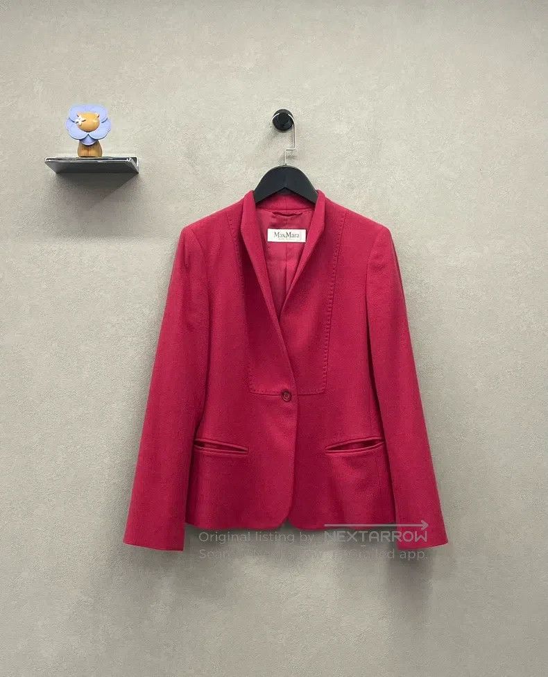 Max Mara Max Mara Fuchsia Jacket Size XXS / US 00 / IT 34 - 1 Thumbnail