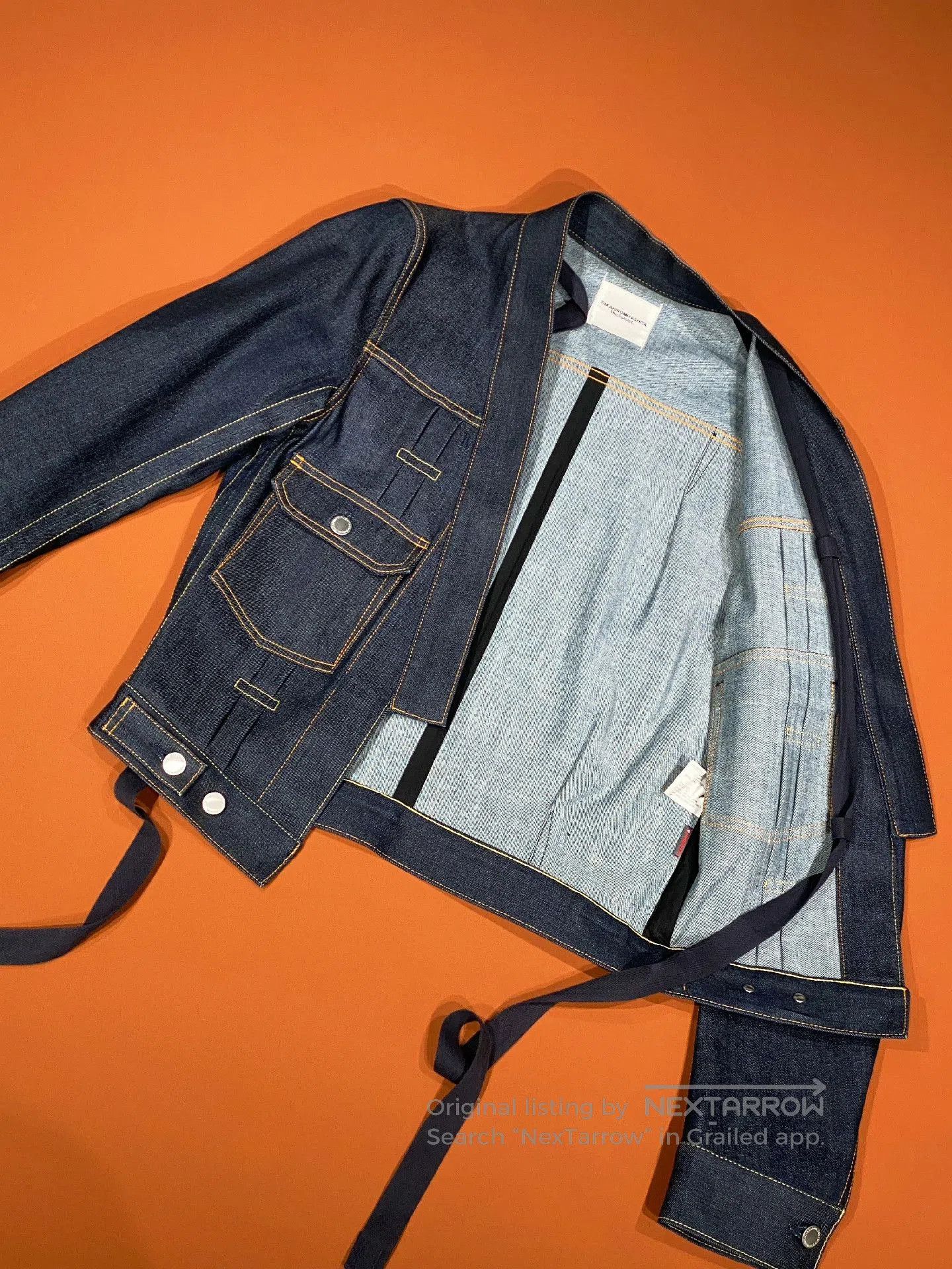 Takahiromiyashita The Soloist. TAKAHIROMIYA.SHITA Denim Jacket. Size US S / EU 44-46 / 1 - 3 Thumbnail