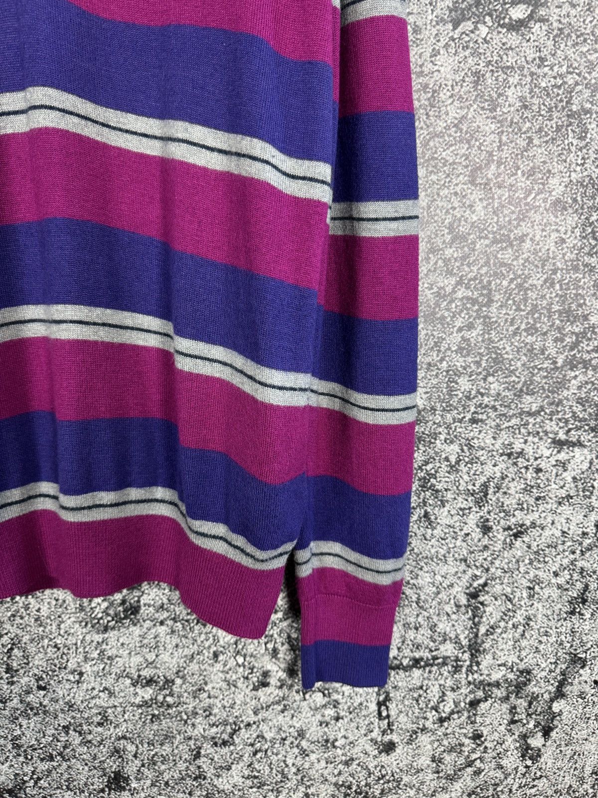La Martina La Martina Polo Shirt Long Sleeve Striper Rugby Style Size M Size US M / EU 48-50 / 2 - 5 Thumbnail