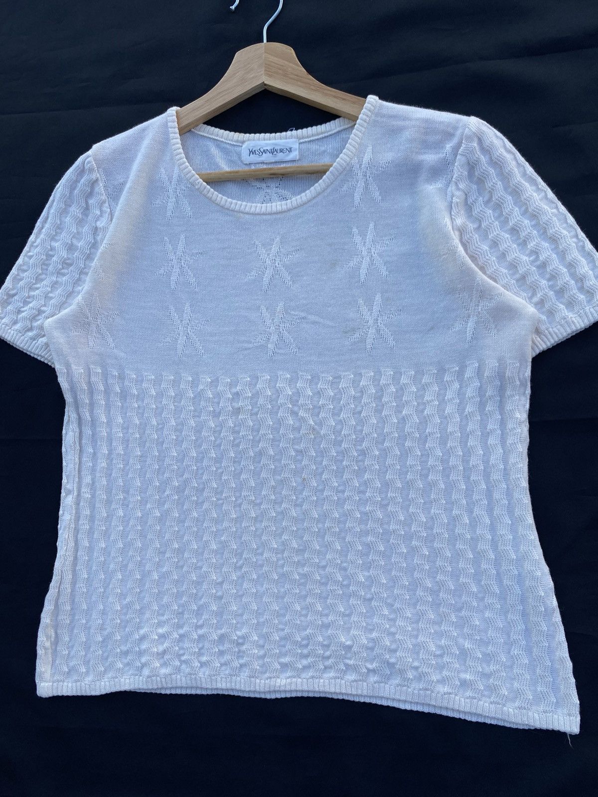 Yves Saint Laurent Rare Vintage Yves Saint Laurent YSL Knitted Sweater Size M / US 6-8 / IT 42-44 - 6 Thumbnail
