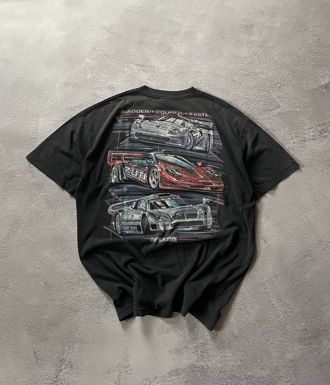 Vintage Vintage Zumspeed Dykom Cars Japan Black T Shirt 1995/1996 Size US XL / EU 56 / 4 - 1 Thumbnail