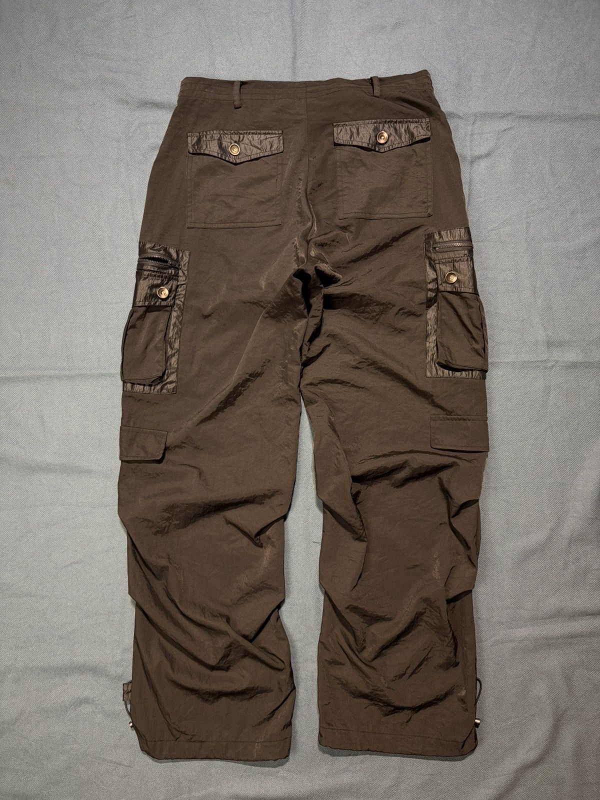 Matin Kim Matin Kim Nylon Cords Multipockets Cargo Pants W35 Size US 35 - 2 Thumbnail
