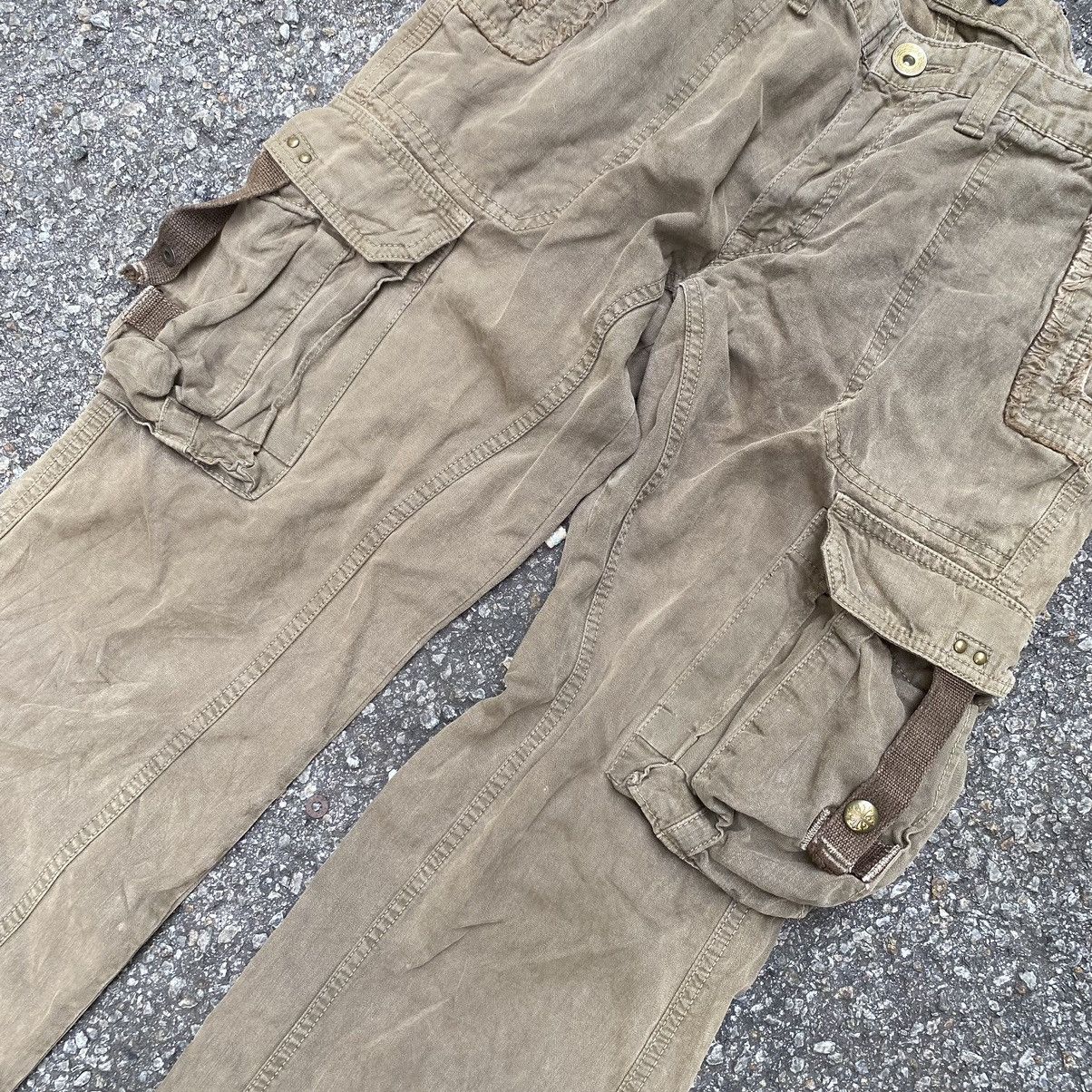 Hysteric Glamour Flare Pants Surplus Japan Cargo Low Rise Trousers Size US 33 - 5 Thumbnail