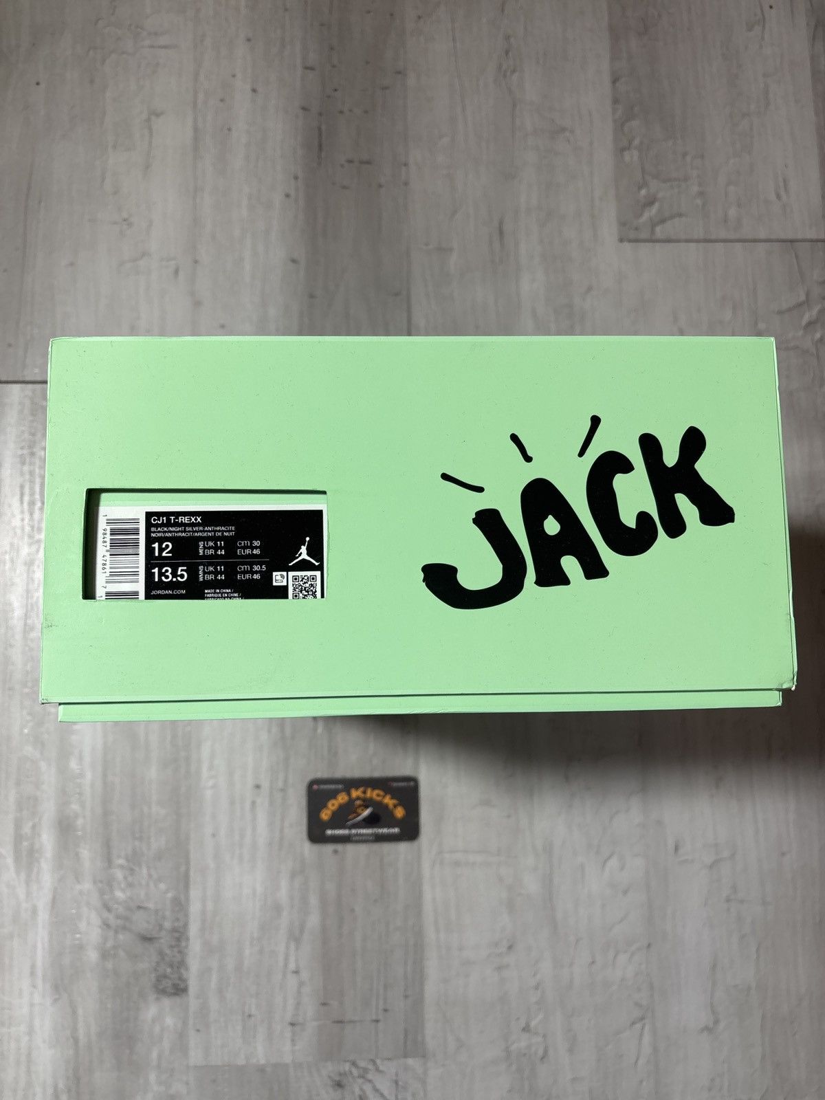 Nike × Travis Scott Jumpman Jack TR 'T-Rex Chase B' | Size 12M Size US 12 / EU 45 - 6 Thumbnail