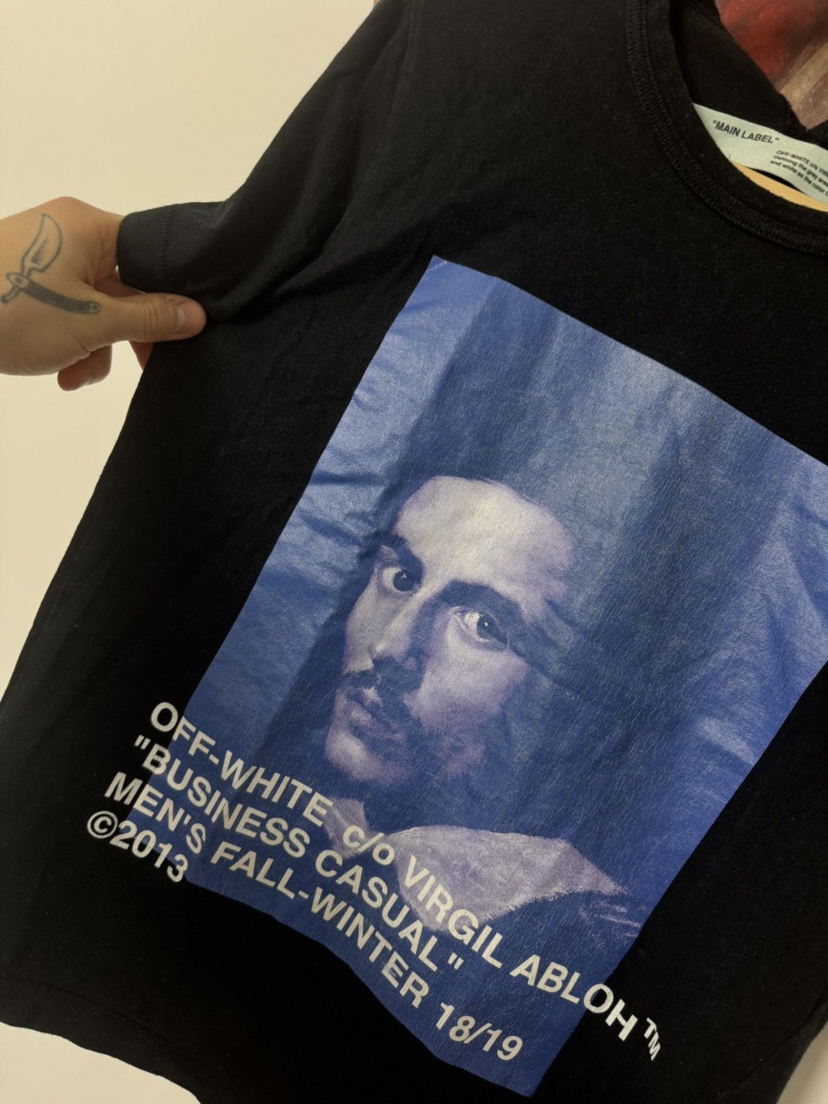 Off-White Off-White Business Casual Bernini Tee Virgil Abloh Rare Size US S / EU 44-46 / 1 - 3 Thumbnail