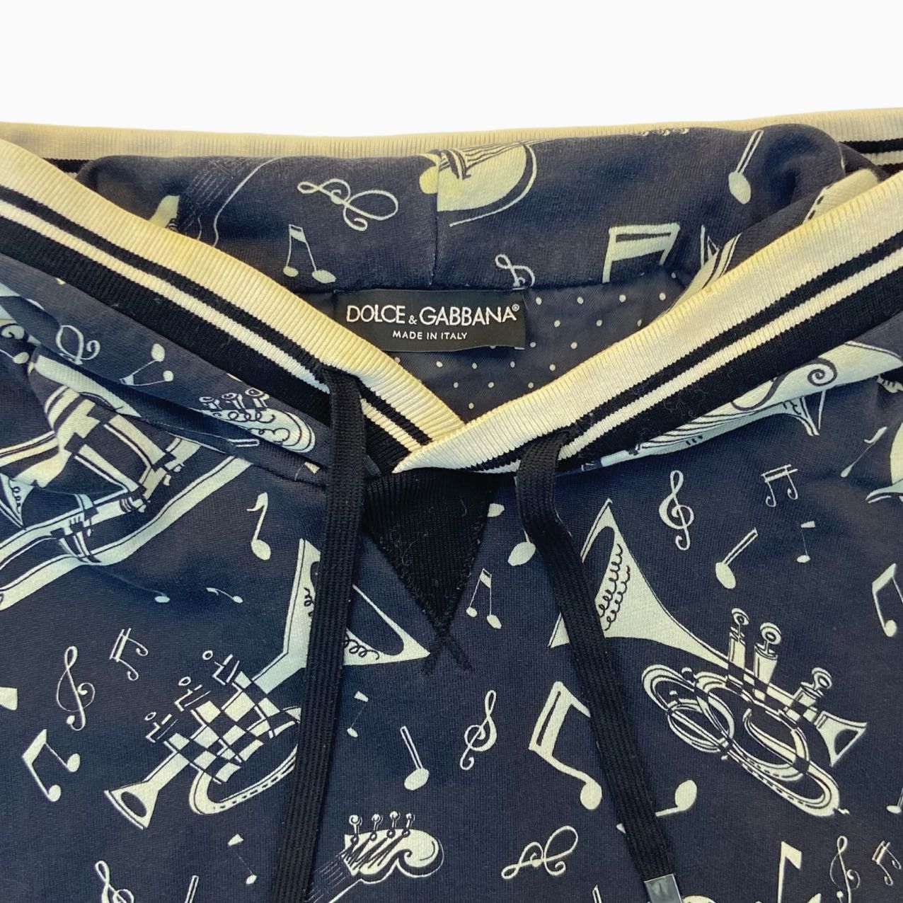 Dolce & Gabbana Dolce Gabbana Musical Instrument Pattern Sweatshirt K26WX Size US S / EU 44-46 / 1 - 5 Thumbnail