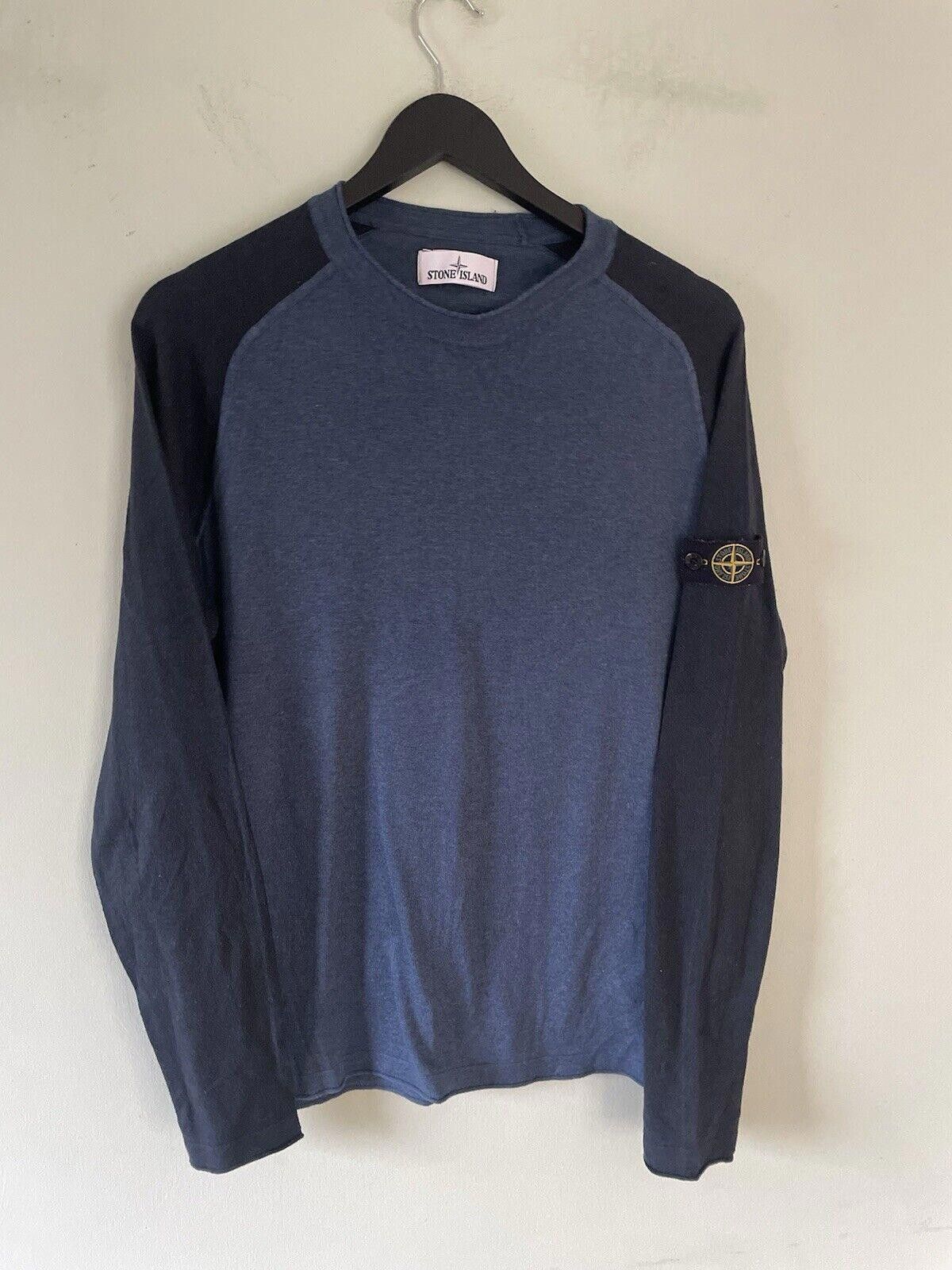 Stone Island Jumper Fits A Medium Navy Sweater