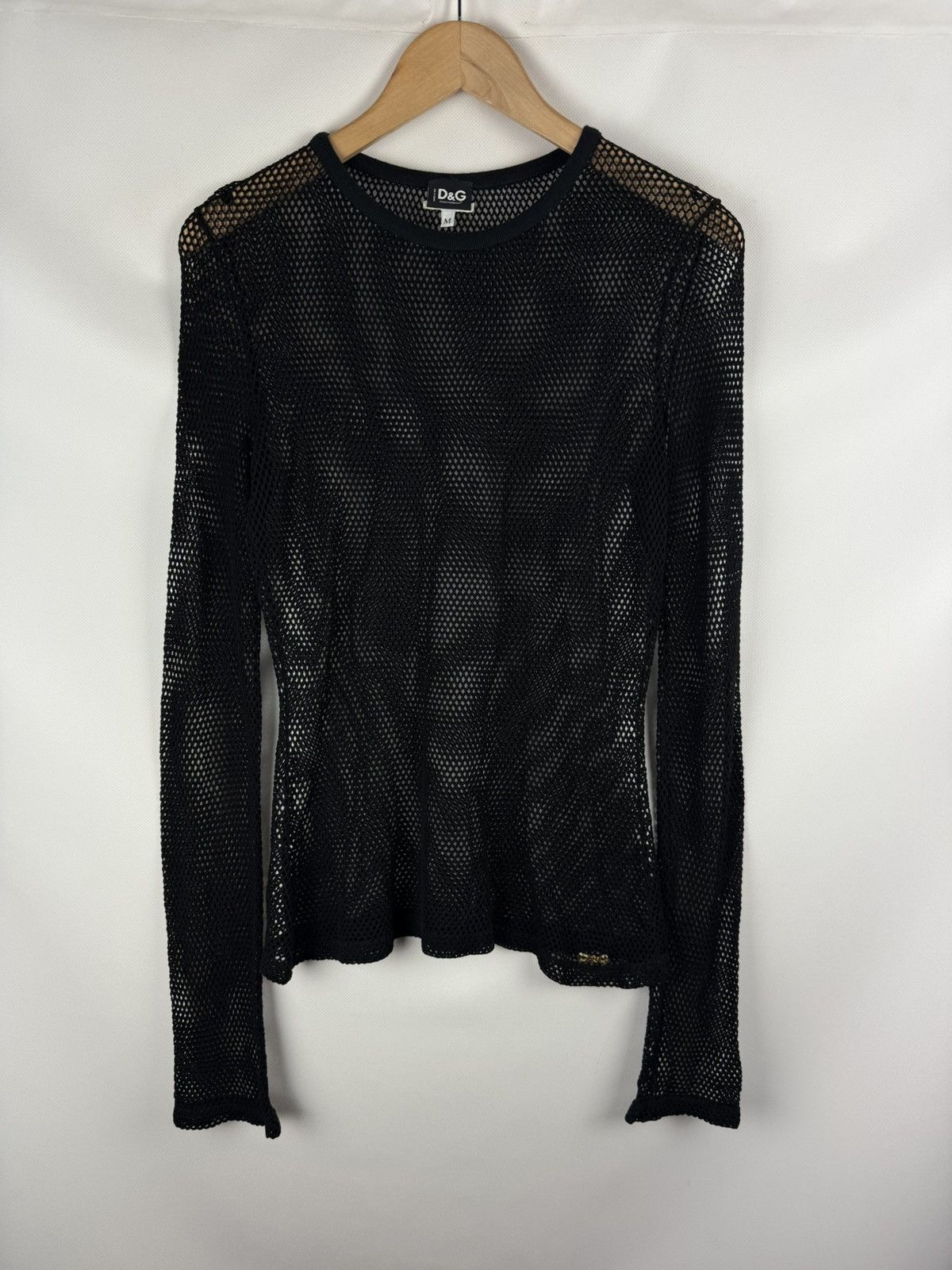 Dolce & Gabbana Dolce&Gabbana Net Mesh See-Through Long Sleeve Top Tunic Size M / US 6-8 / IT 42-44 - 1 Thumbnail
