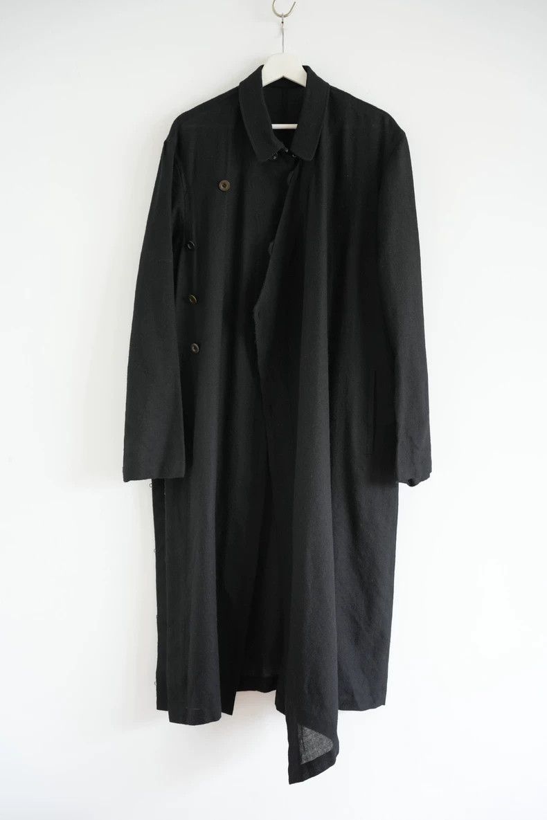 Yohji Yamamoto Yohji Yamamoto 07 Monk's slanting placket coat Size US M / EU 48-50 / 2 - 1 Thumbnail