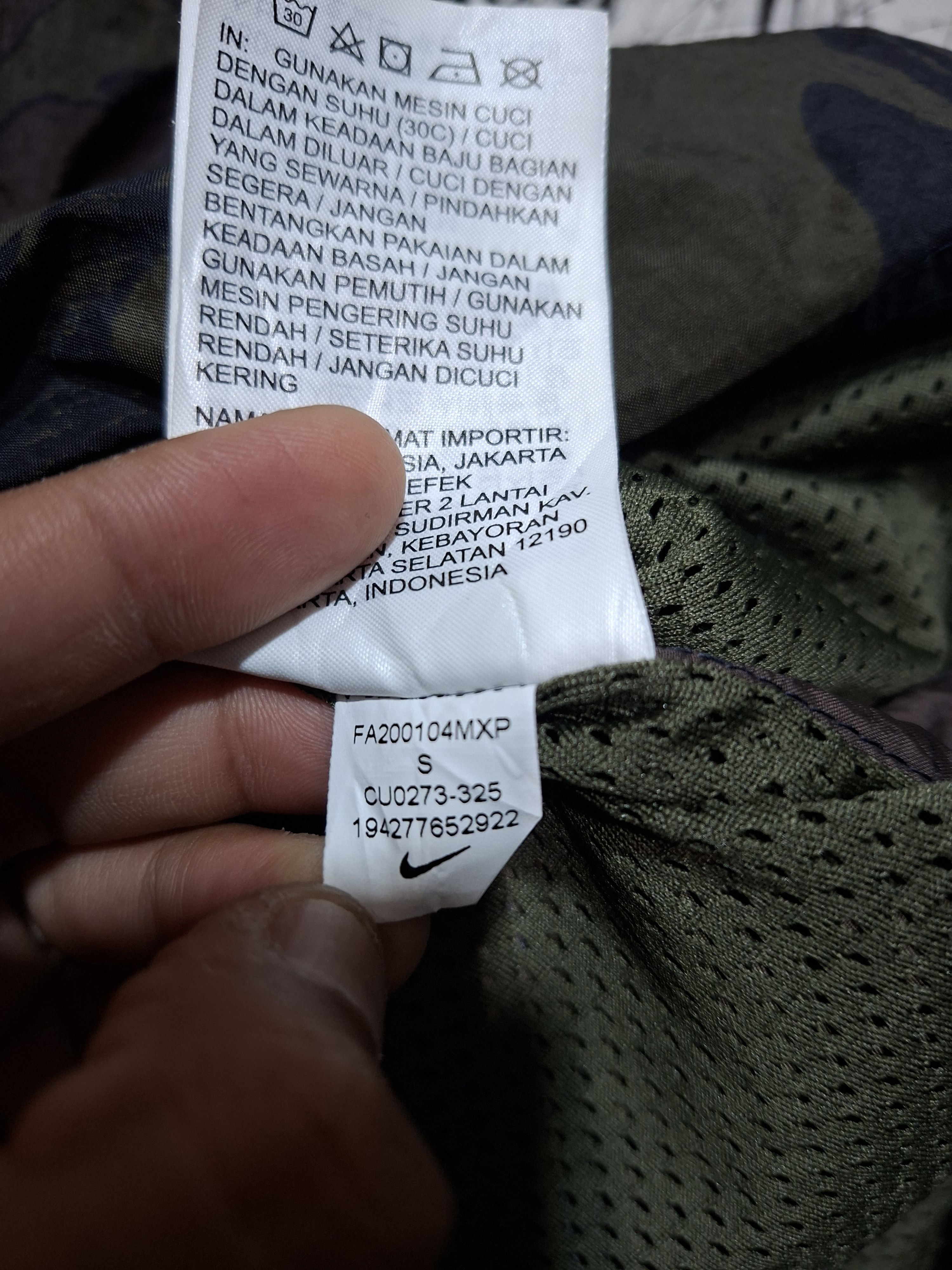 Nike ACG NIKE ACG FALL 2020 COLLECTION "MT FUJI" CAMOUFLAGE JUMPSUIT Size 32" / US 10 / IT 46 - 12 Thumbnail