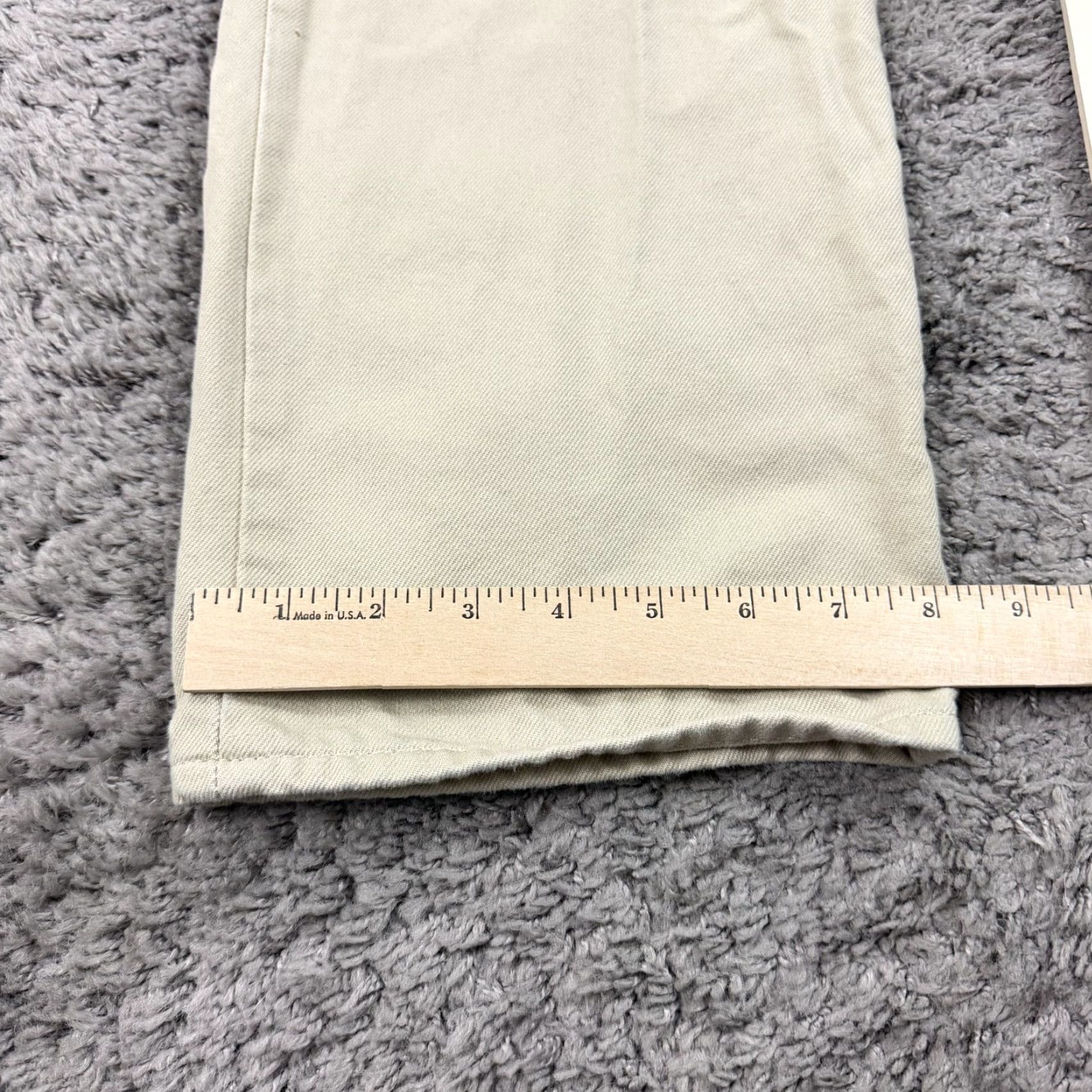 Levi's Levis Ribcage Straight Jeans Women 27 Beige Two Tone Ankle Button Fly 24x26 Womens Size 27" / US 4 / IT 40 - 7 Thumbnail
