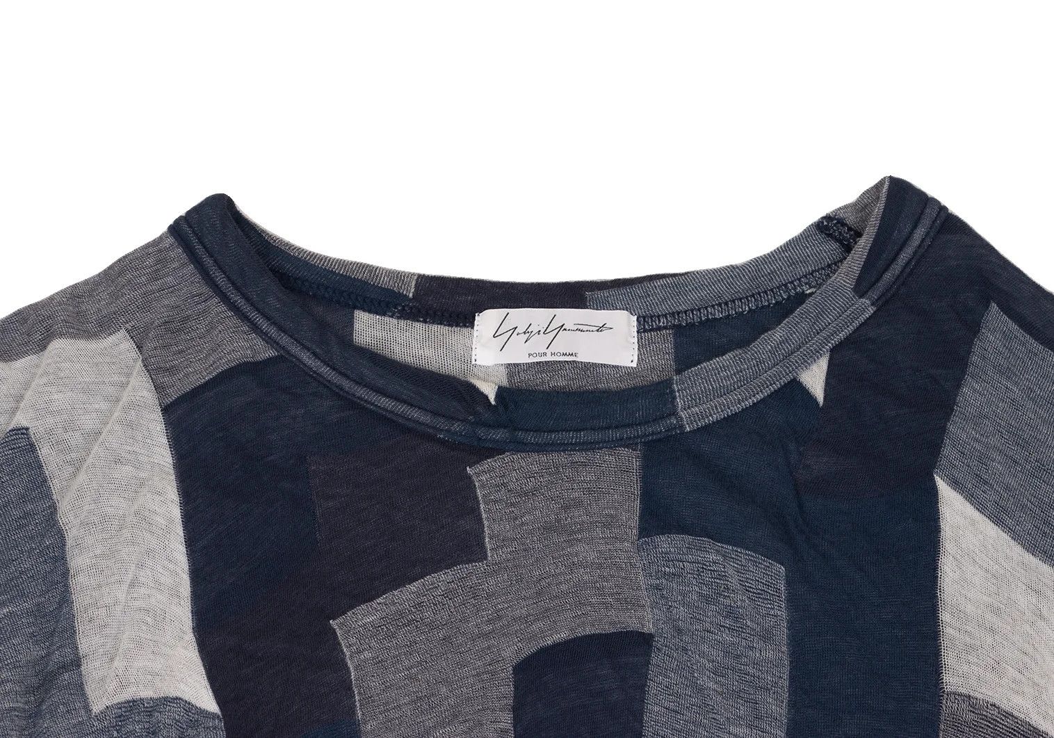 Yohji Yamamoto Yohji Yamamoto Cotton Panel Cut Sew Top Size US M / EU 48-50 / 2 - 3 Thumbnail