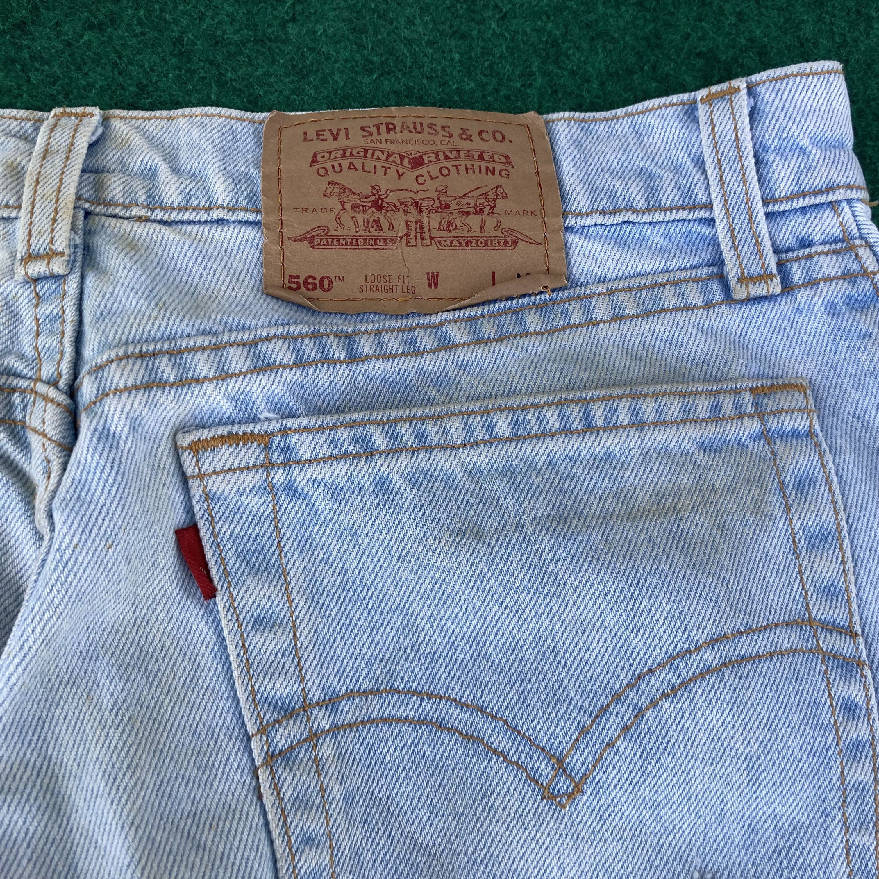 Levi's × Vintage Vtg Levis 560 Loose Fit Straight Leg 90s Jeans Size US 31 - 10 Thumbnail