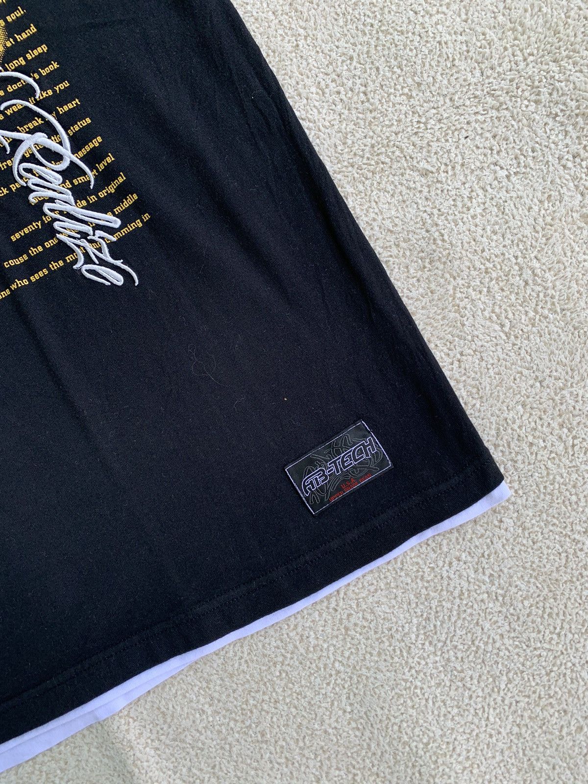 Beauty Beast × If Six Was Nine × Japanese Brand Collins Double Layer Poem Rock Tshirt Size US L / EU 52-54 / 3 - 6 Thumbnail