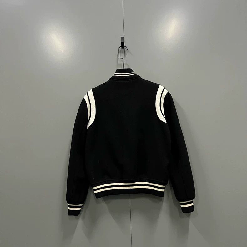 Saint Laurent Paris saint Laurent parisBlack and white Teddy jacket 2503-Nexta Size US S / EU 44-46 / 1 - 2 Thumbnail
