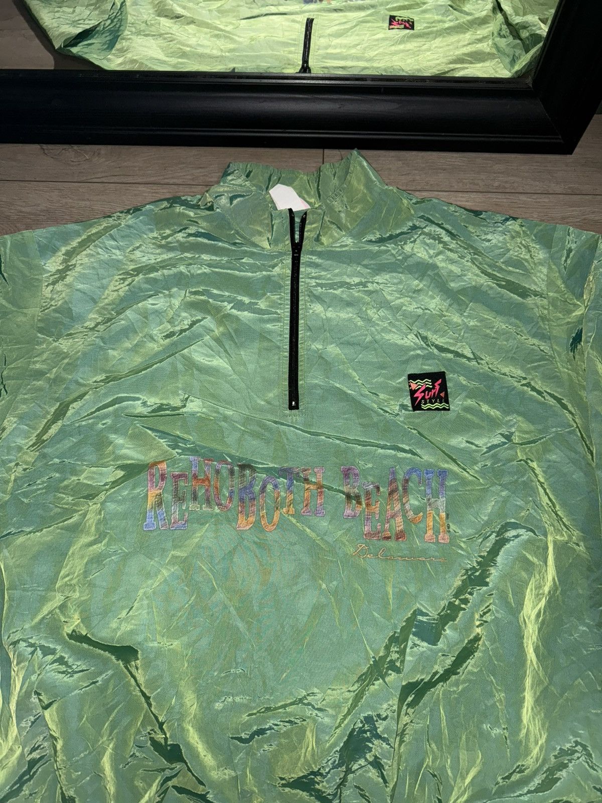 Sun Surf Rare Vintage 1990s Surf Style Chameleon Windbreaker Rehoboth Size US L / EU 52-54 / 3 - 3 Thumbnail