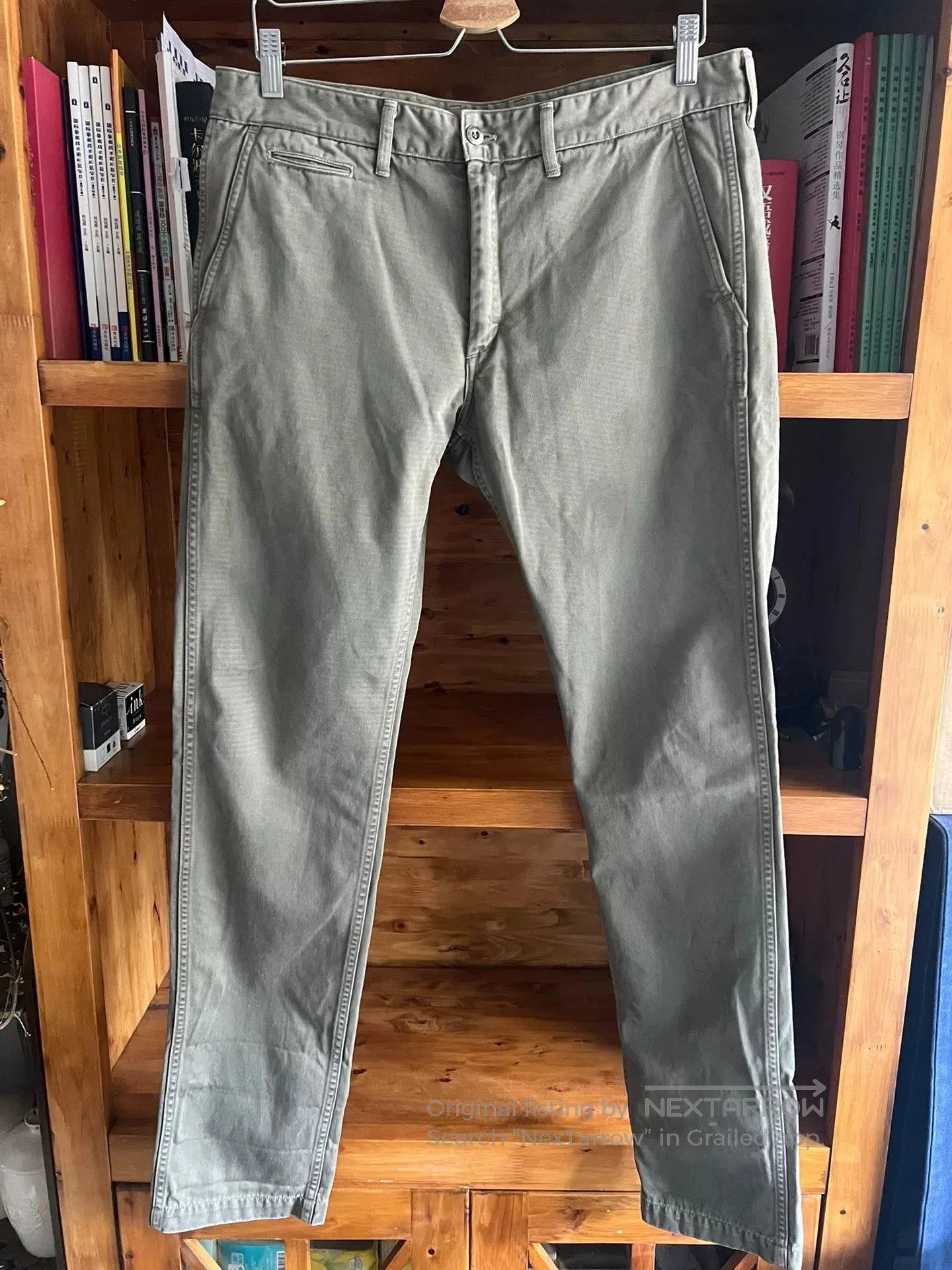Visvim olive green military officer pants size 33. Size US 33 - 1 Thumbnail