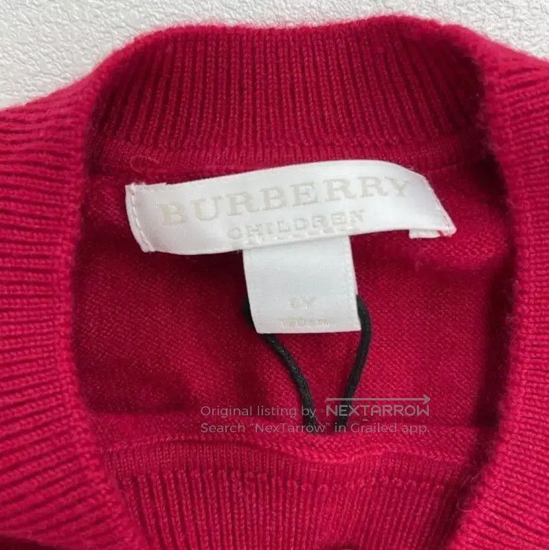 Burberry Burberry Red Cashmere Women’s Sweater. Size S / US 4 / IT 40 - 4 Thumbnail
