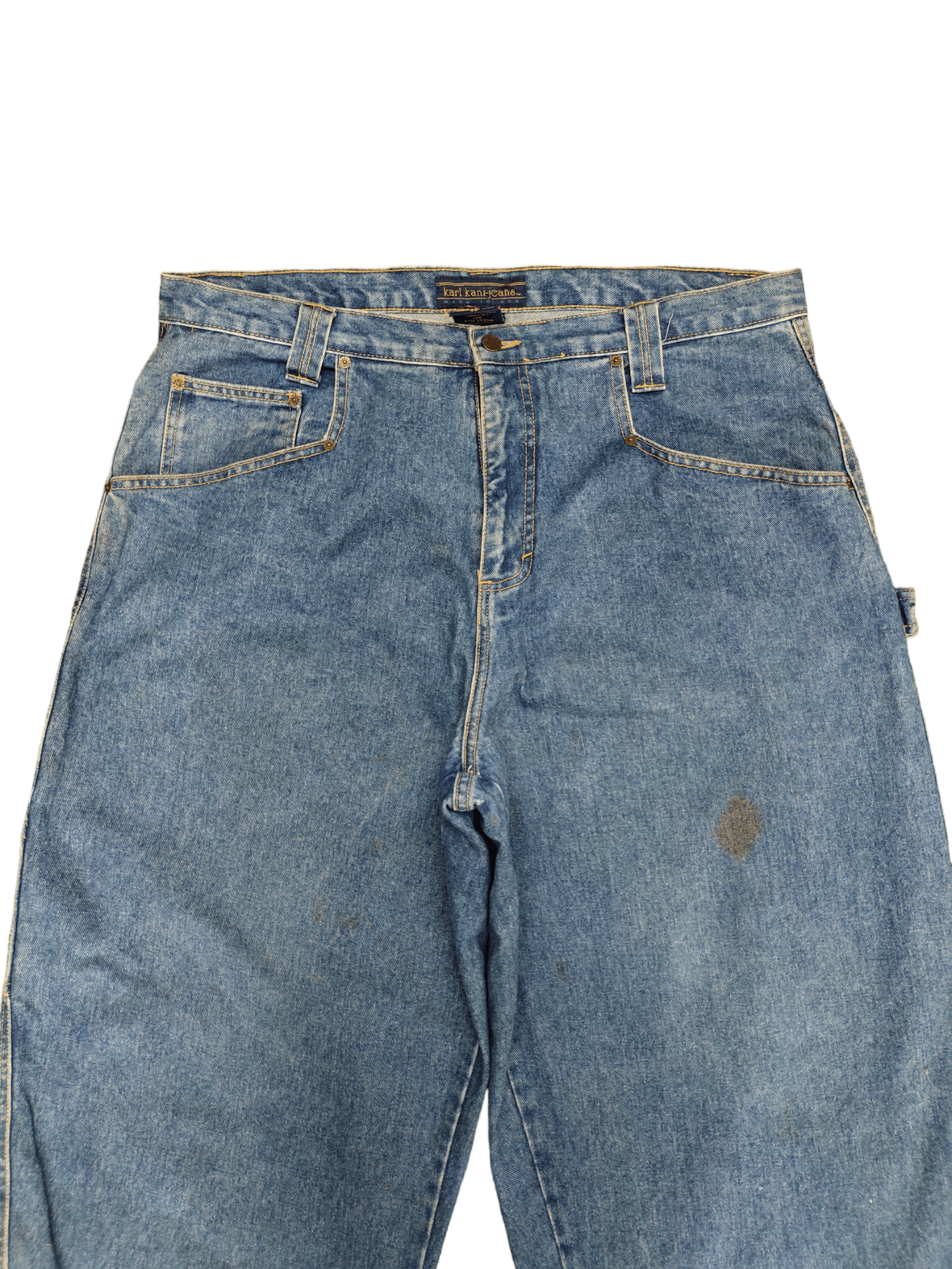Karl Kani Jnco Style Baggy Jeans Karl Kani Carpenter Denim Wide Leg Size US 38 / EU 54 - 10 Thumbnail