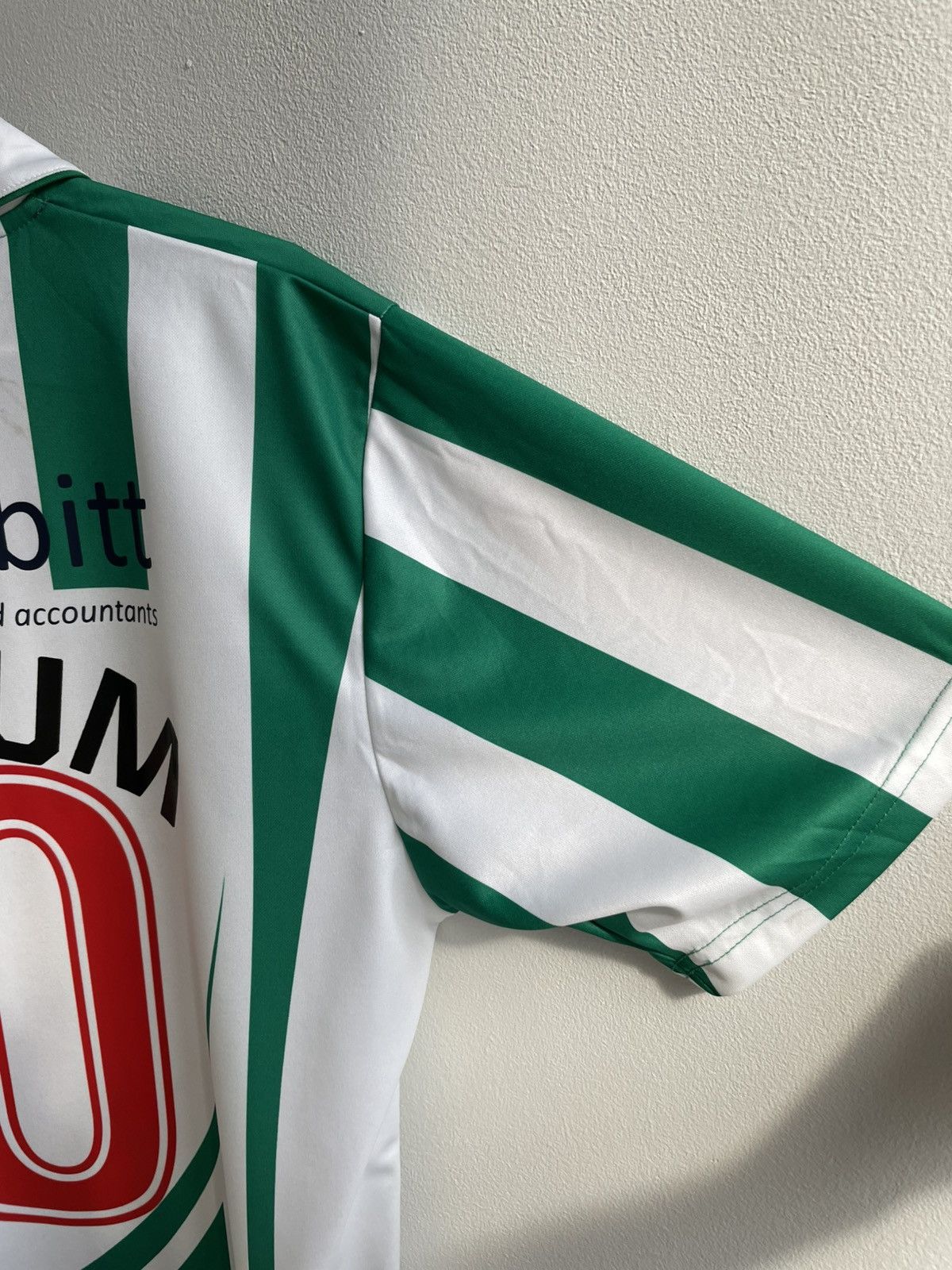 Errea Blyth Spartans AFC Callum #10 Football Soccer Jersey Shirt Size US M / EU 48-50 / 2 - 4 Thumbnail