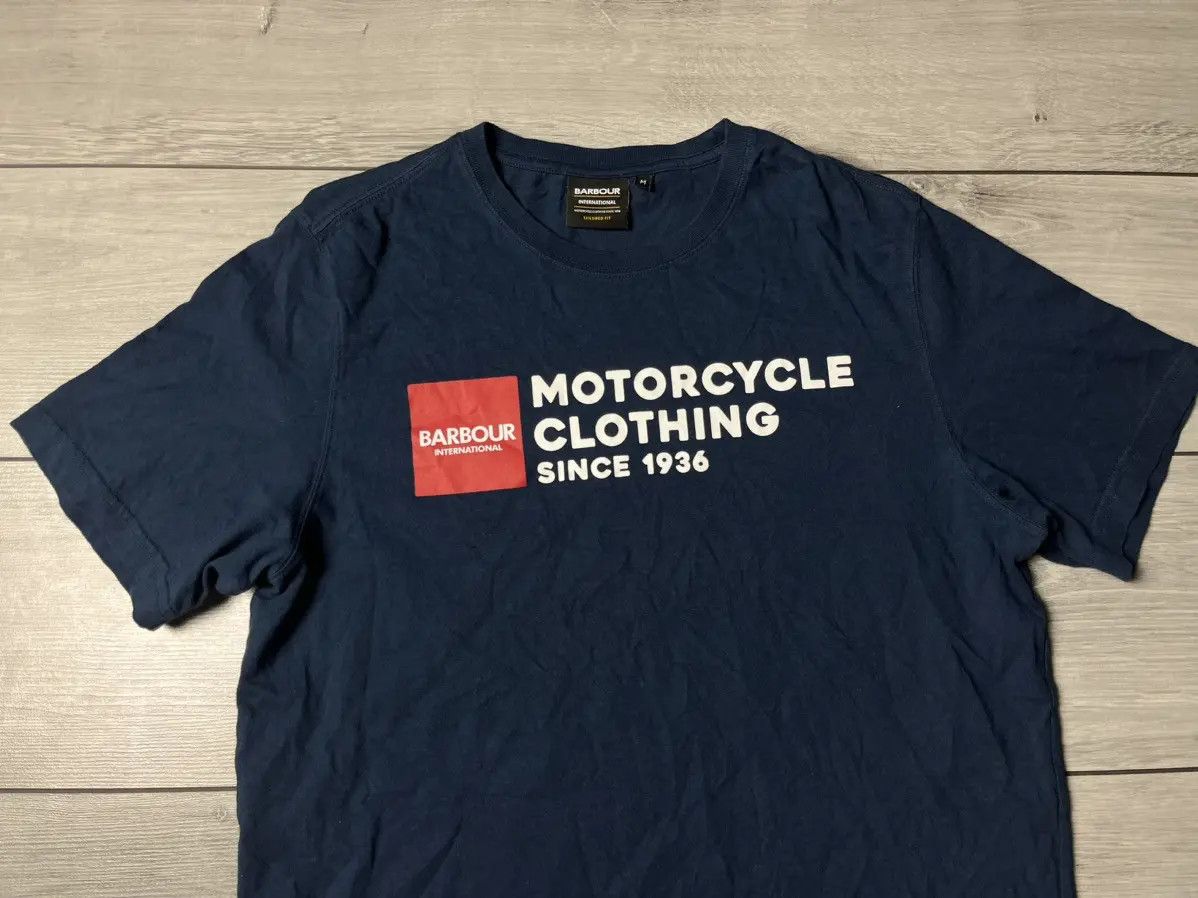 Barbour Barbour international Tshirt box logo size Medium Size US M / EU 48-50 / 2 - 3 Thumbnail