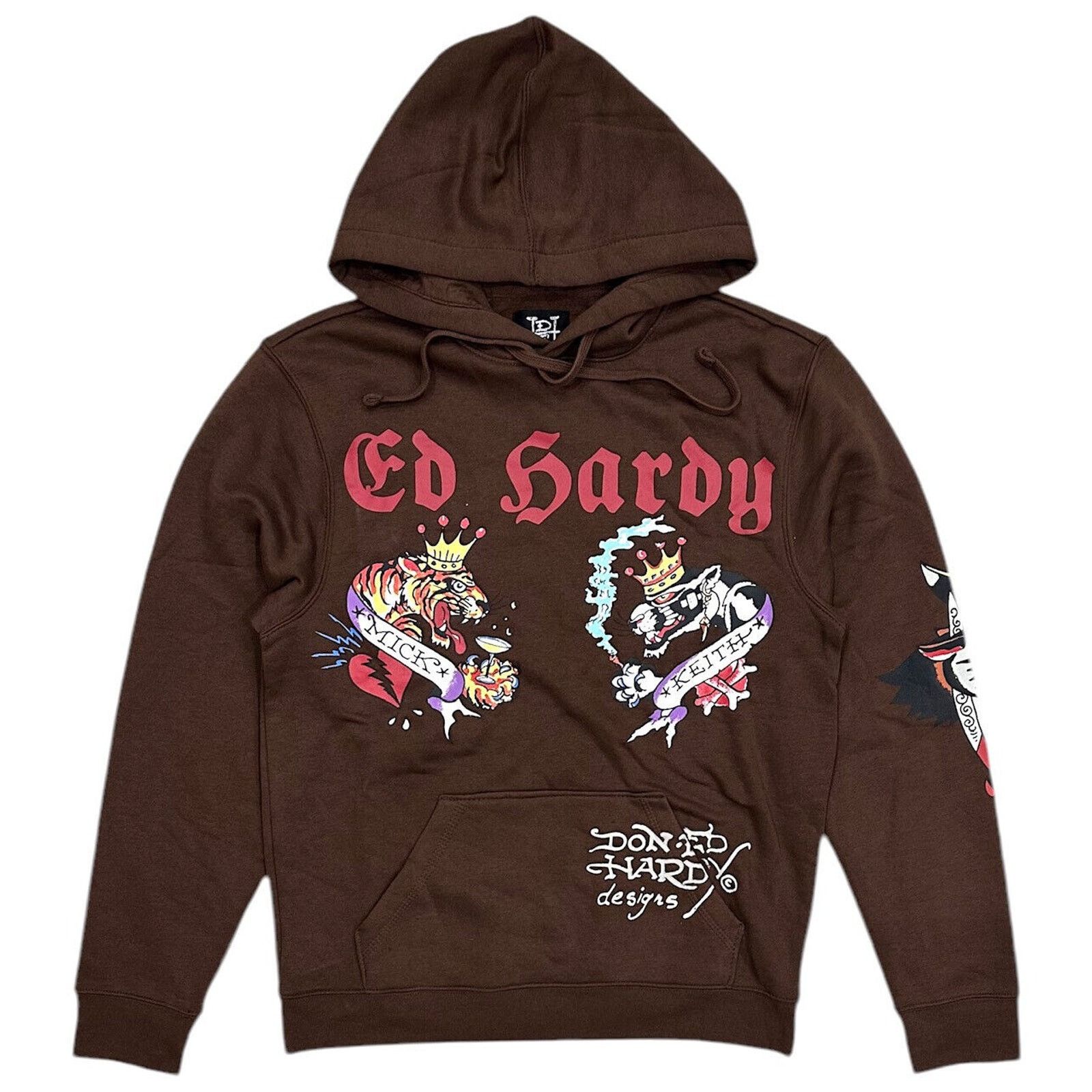 Ed Hardy Ed Hardy Hoodie Panther Tiger Fleece Pullover Sweatshirt Size US L / EU 52-54 / 3 - 2 Thumbnail