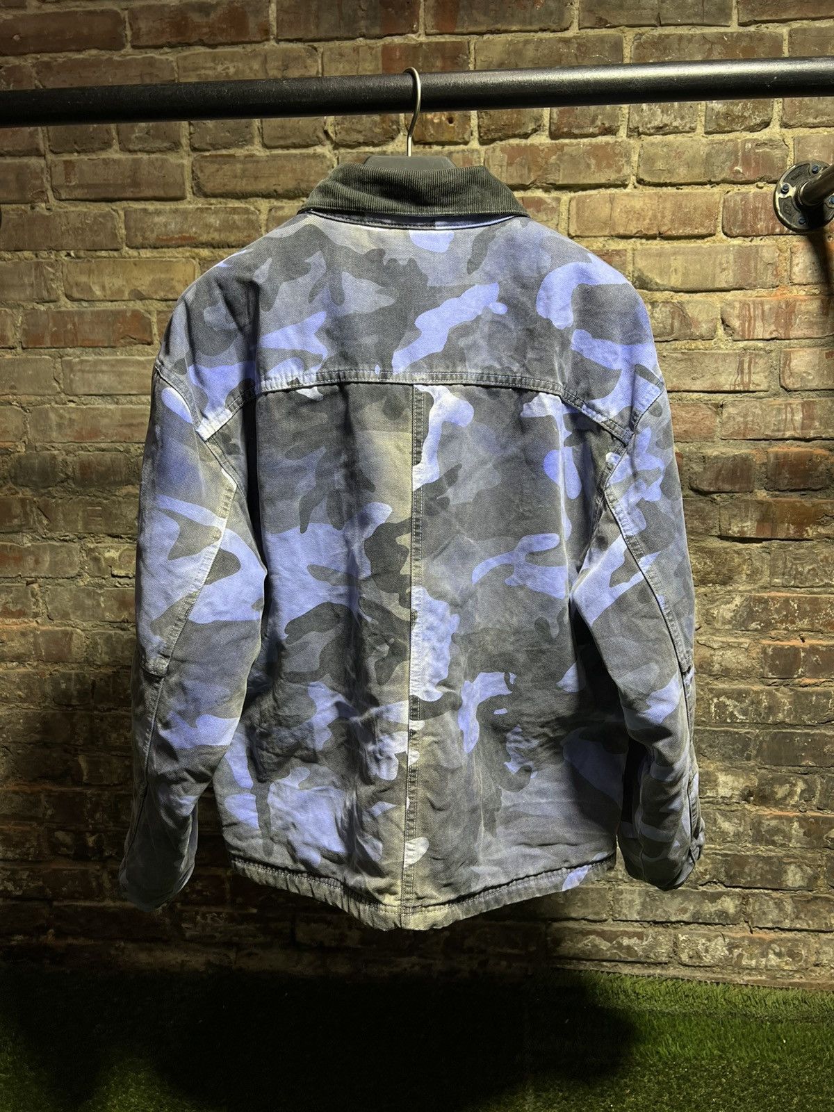 Stussy Stussy Blue Camo Workwear Jacket Size US M / EU 48-50 / 2 - 2 Thumbnail