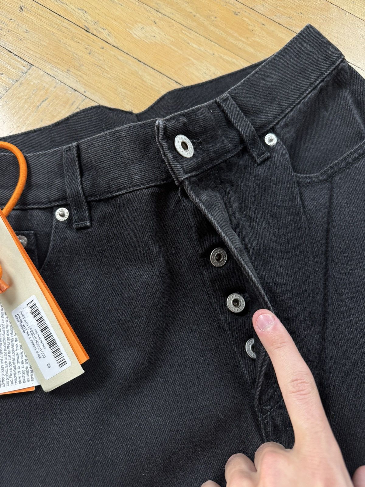 Heron Preston HERON PRESTON VINTAGE WASH JEANS Size US 29 - 10 Thumbnail