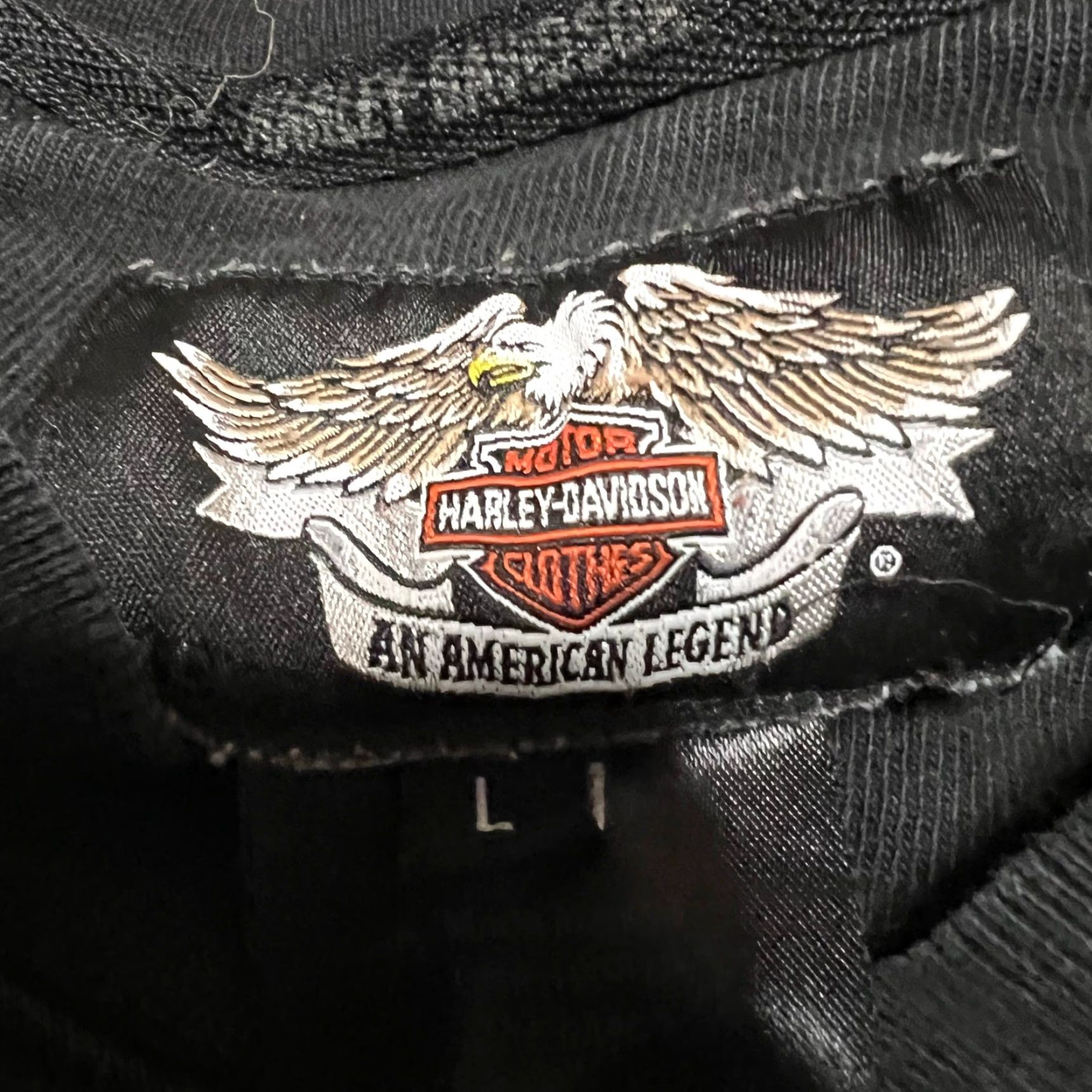 Harley Davidson VINTAGE Harley Davidson Shirt Mens Large Willie G. Skull Black Grey Graphic Y2K Mens Size US L / EU 52-54 / 3 - 6 Thumbnail