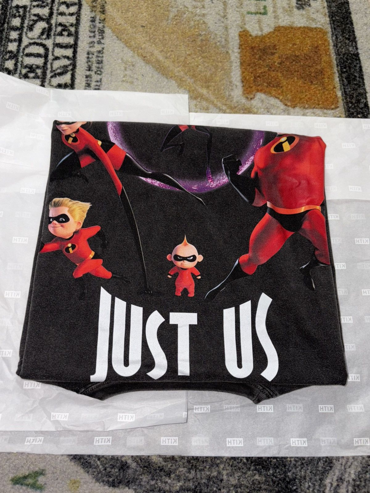 Kith Kith x Pixar Incredibles Just Us Vintage Tee | Grailed