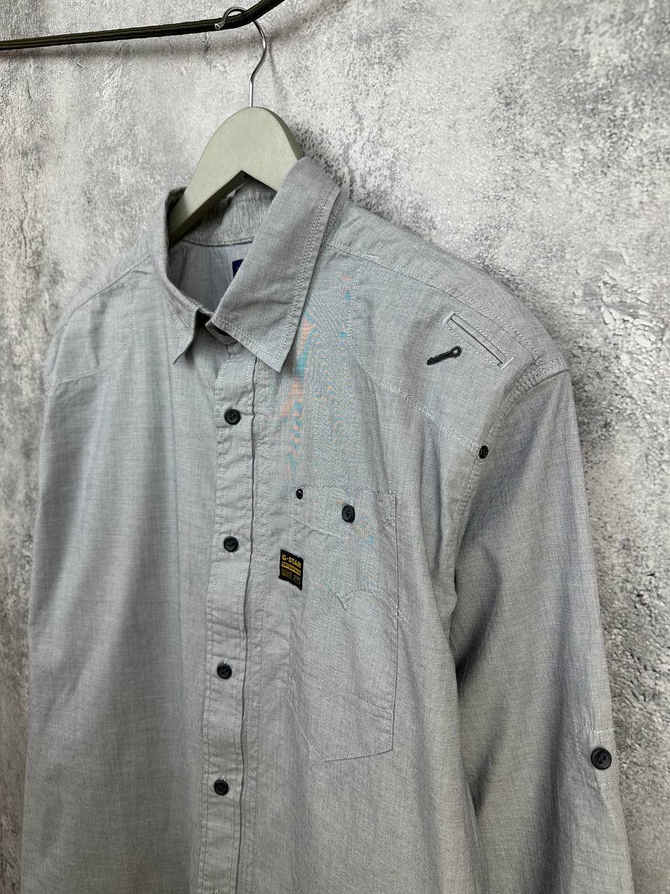 G-Star G-Star RAW Radar Zip Shirt Utility Button Up Cotton Stretch Size US XXL / EU 58 / 5 - 5 Thumbnail