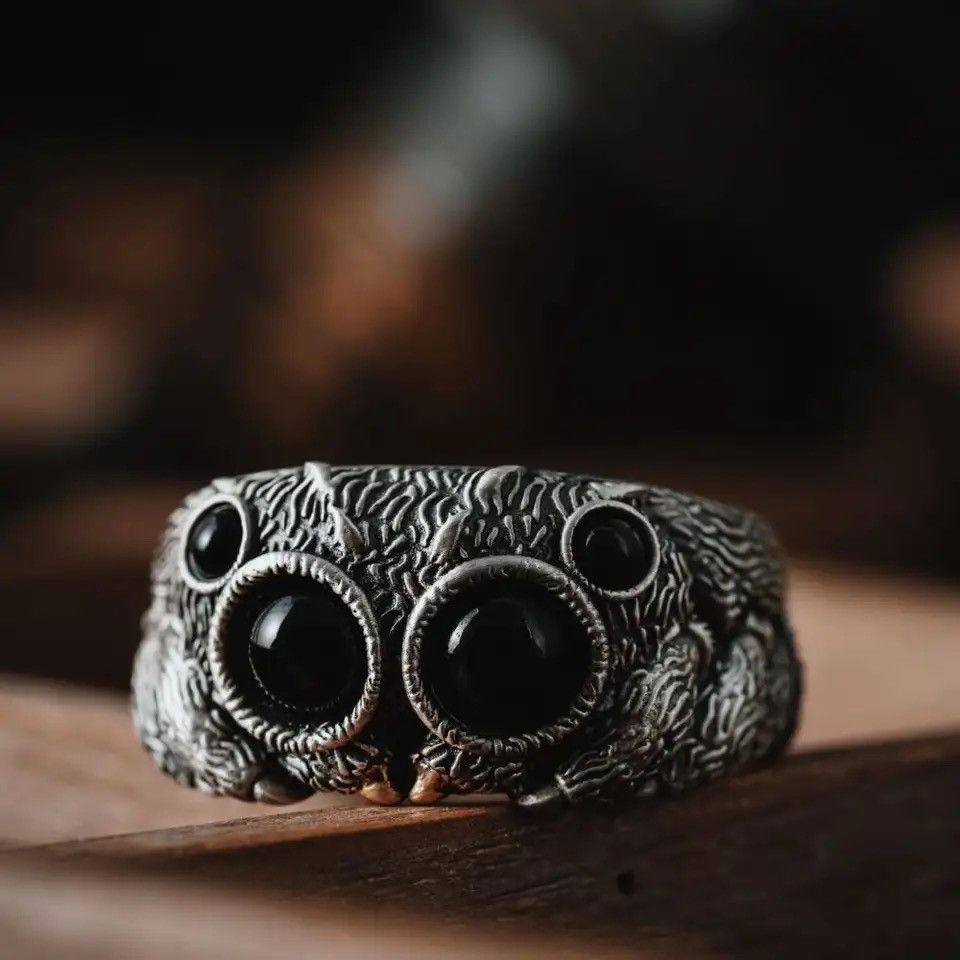 Other Vintage Creative Spider Ring Retro Gothic Size ONE SIZE - 1 Thumbnail