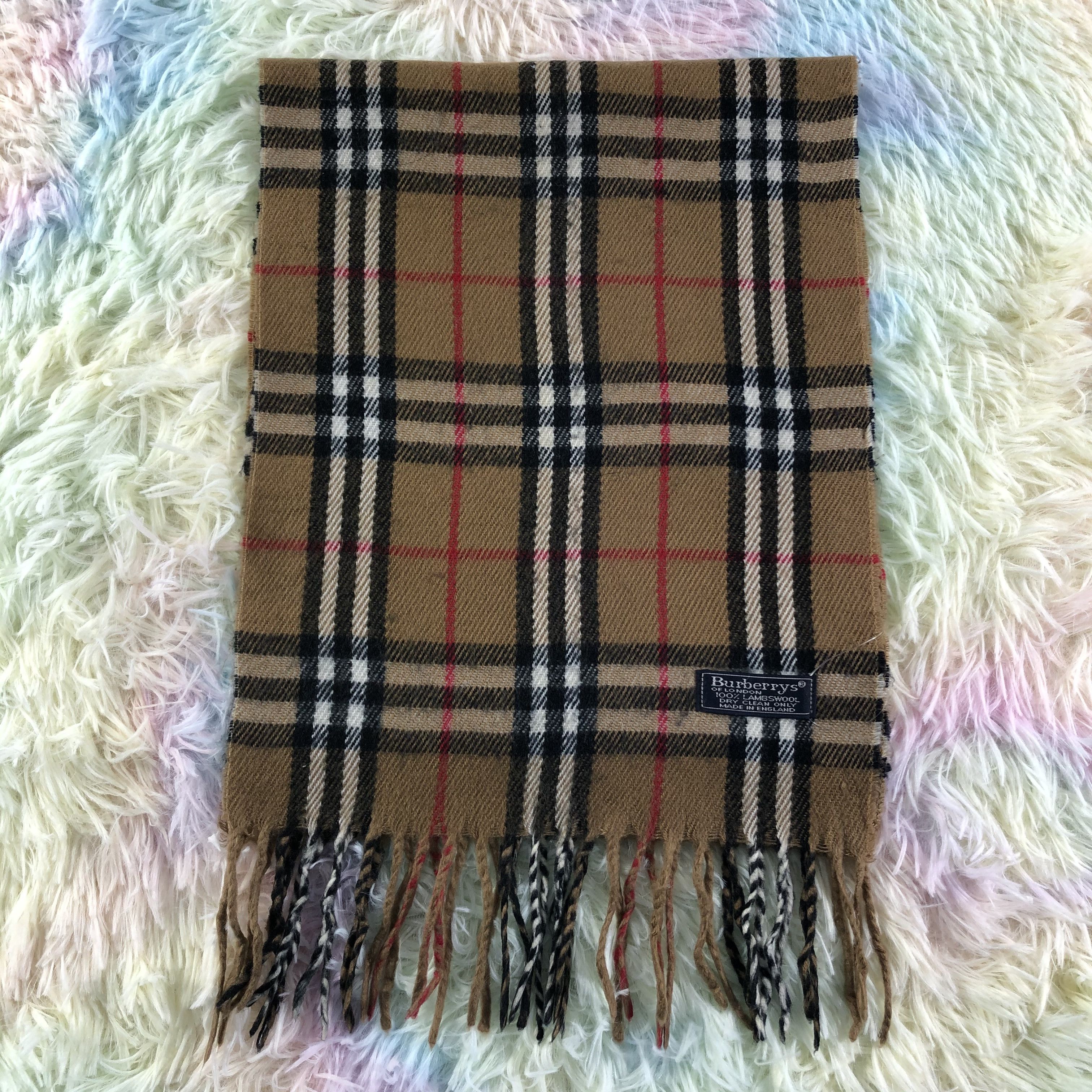 Burberry × Vintage Burberry Scarf / Muffler / Neckwear - KM500 Size ONE SIZE - 2 Thumbnail