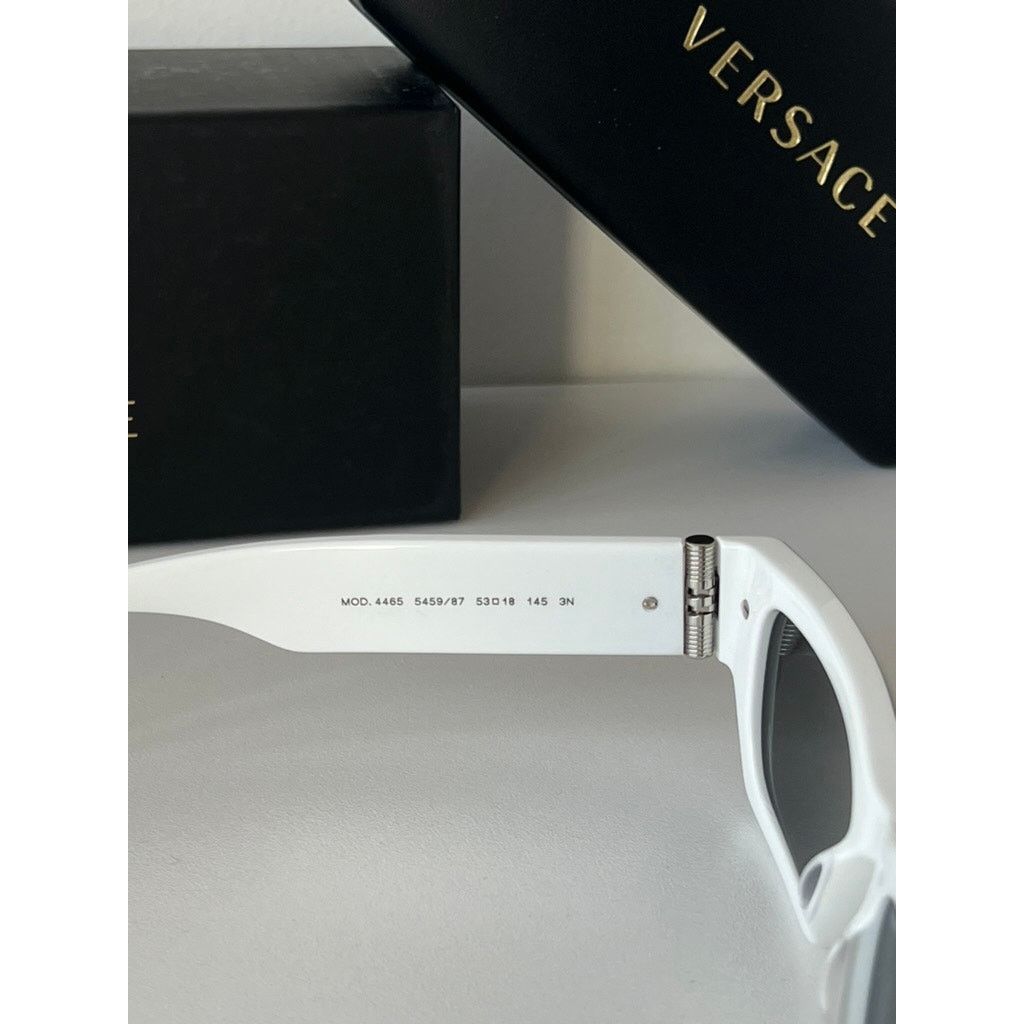 Versace NEW Versace VE4465 Black White Square Sunglasses Size ONE SIZE - 8 Thumbnail