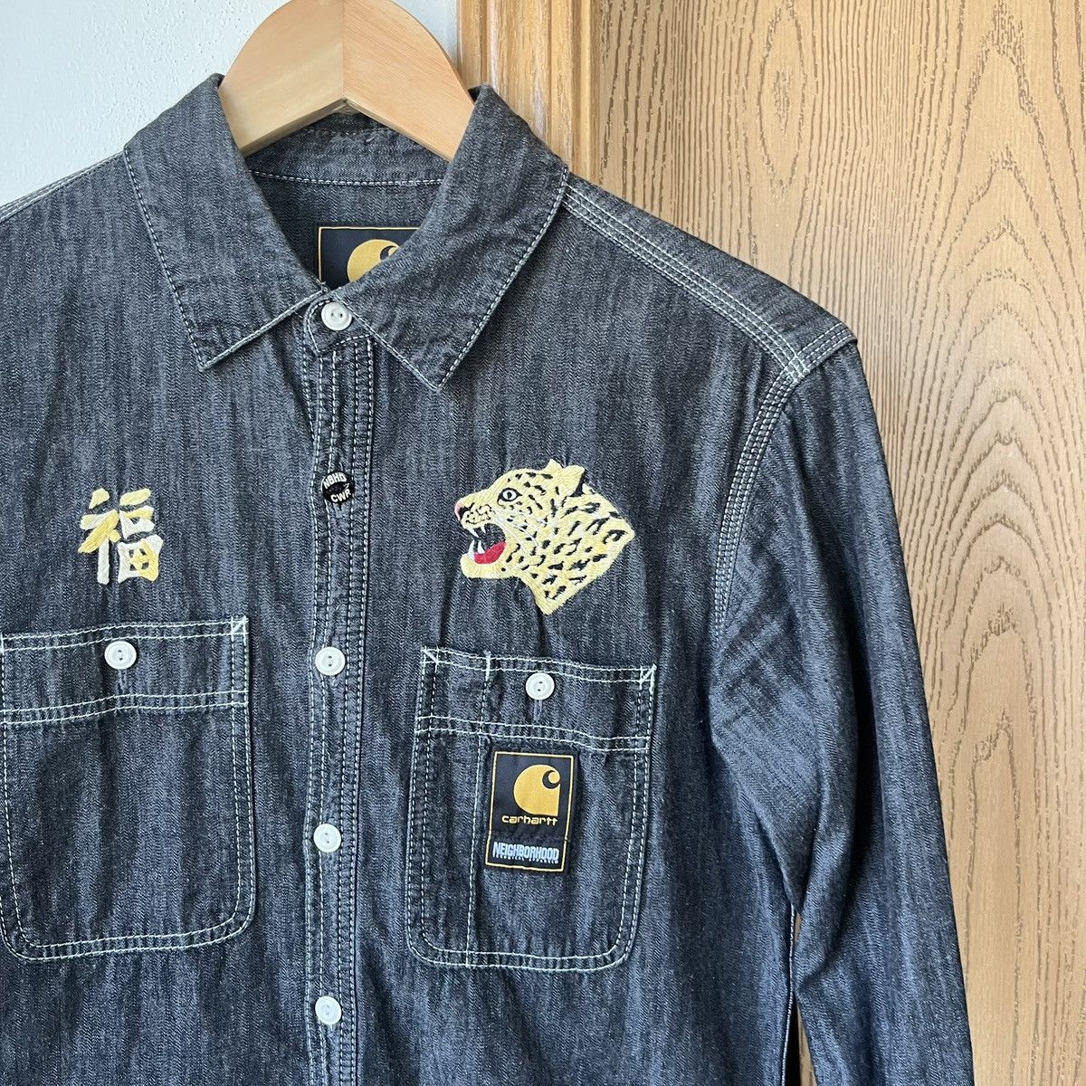 Carhartt×NEIGHBORHOOD デニムシャツ Carhartt × Neighborhood Carhartt x Neighborhood Men's Button Up