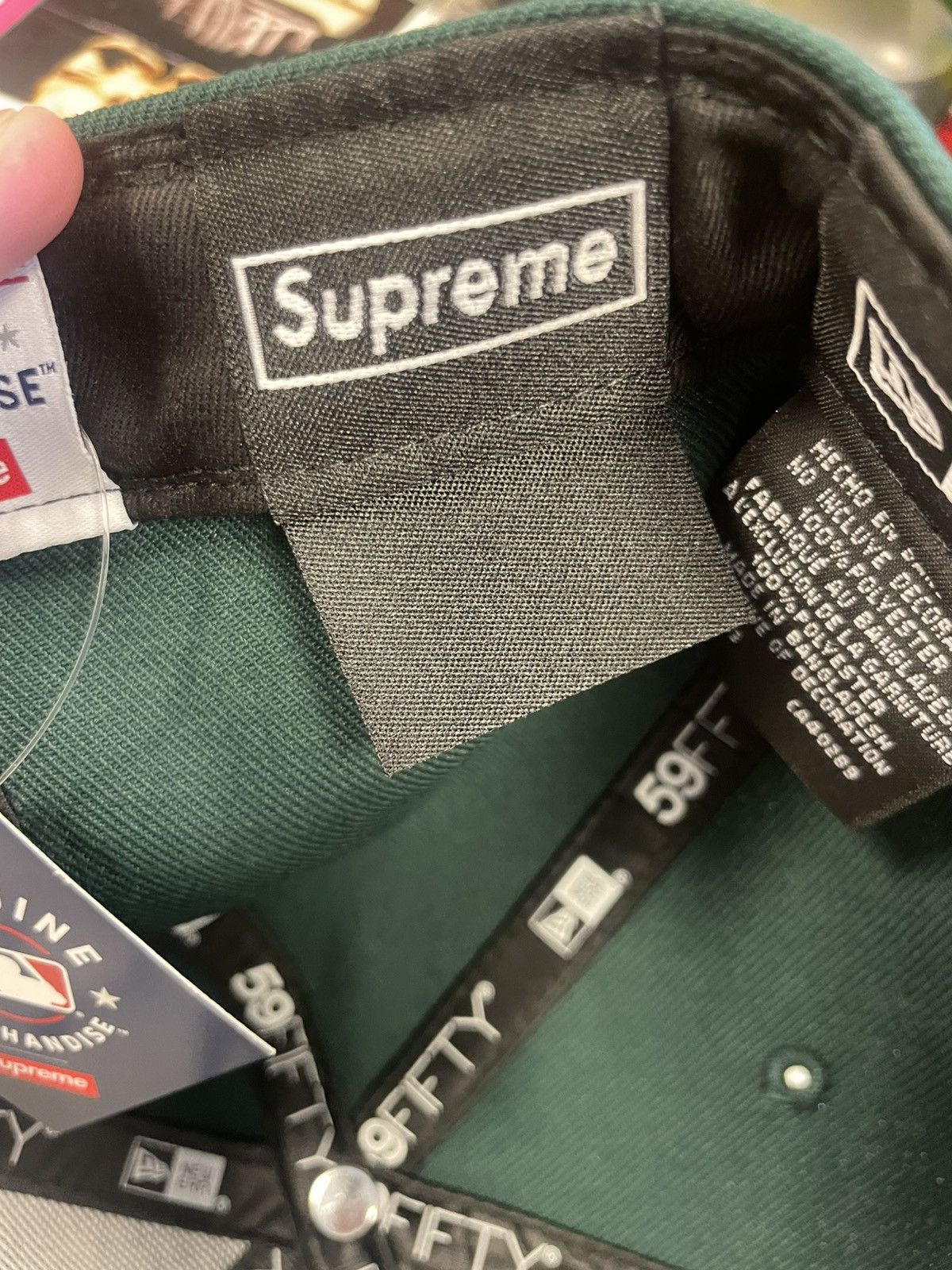 MLB × New Era × Supreme Supreme MLB Oakland As Fitted Size ONE SIZE - 7 Thumbnail