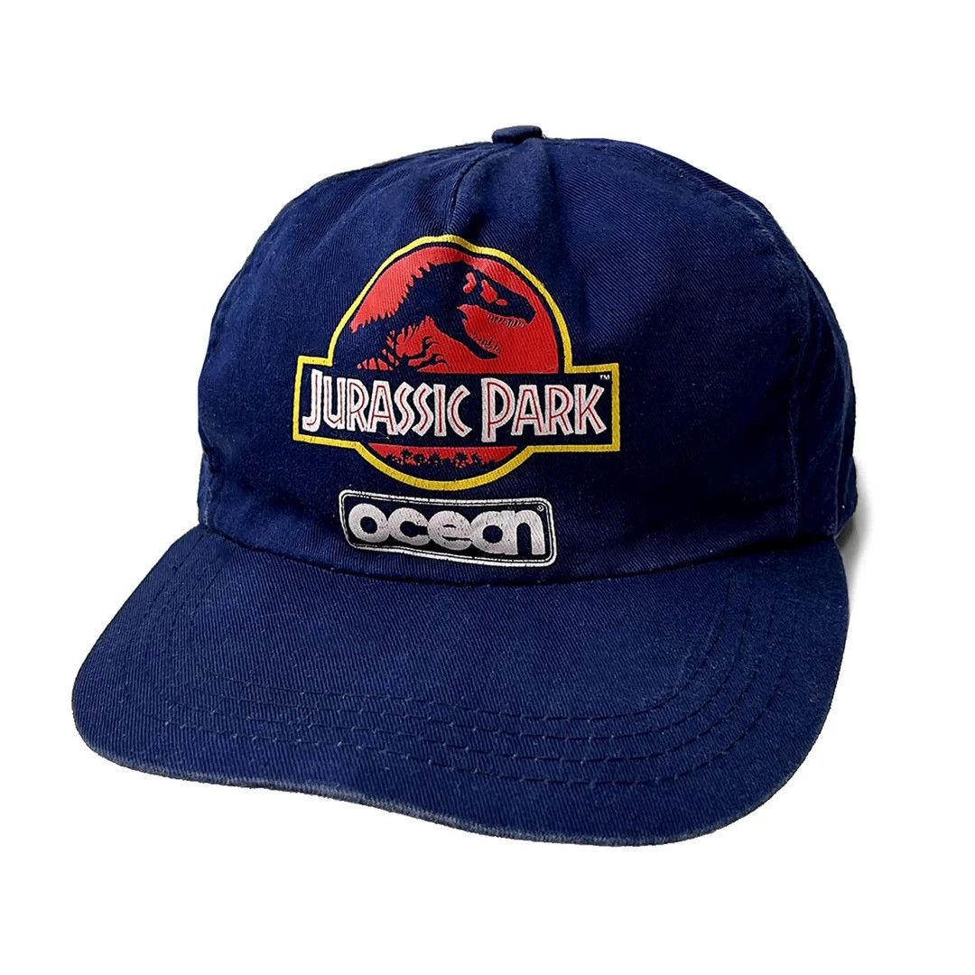 Vintage Jurassic Park 1992 92 90s Vintage Ocean Video Game Promo Cap Size ONE SIZE - 1 Thumbnail