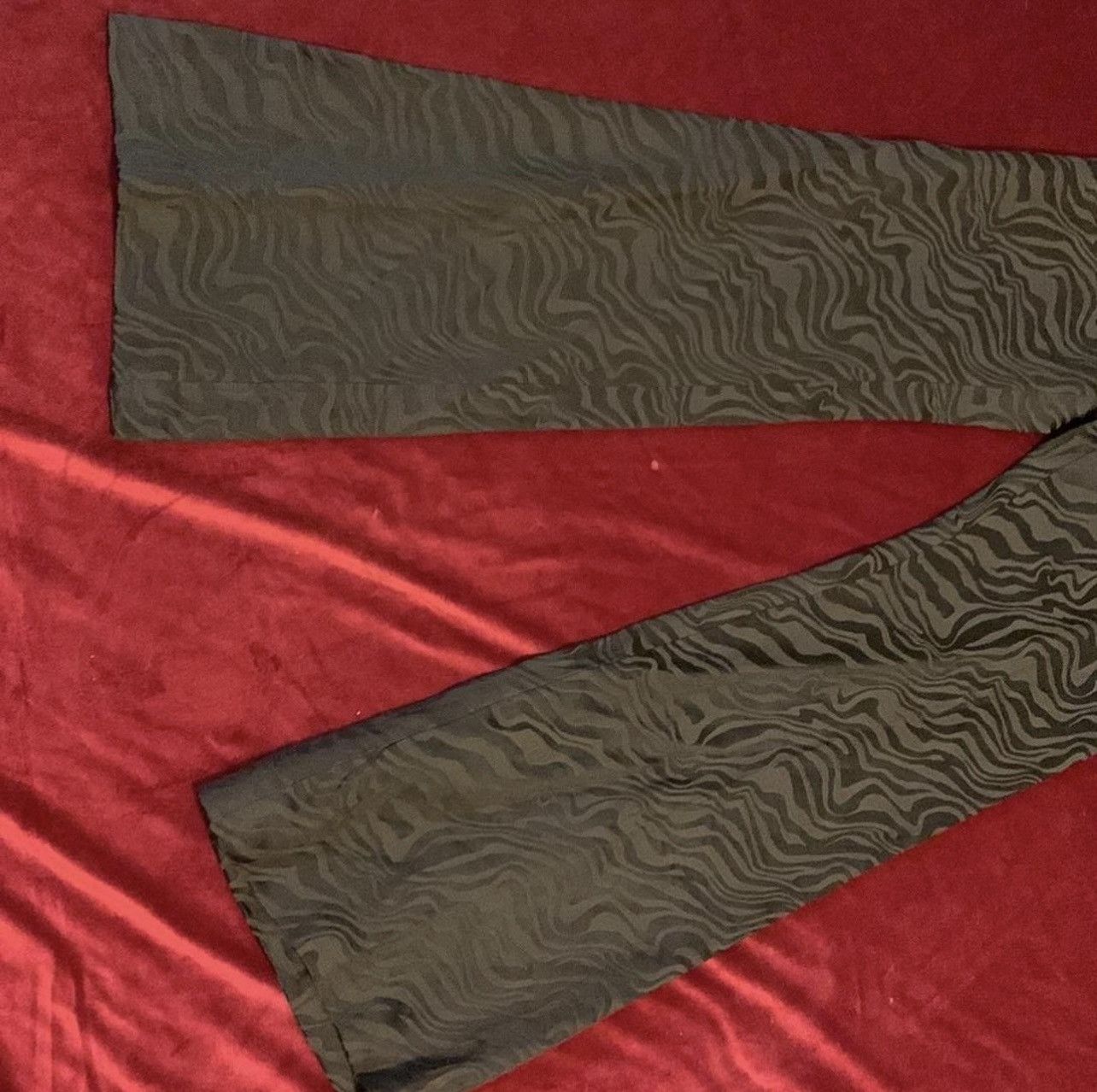 Sandro Sandro Brown/Black High Waisted Zebra Print Pants Size 27" / US 4 / IT 40 - 3 Thumbnail