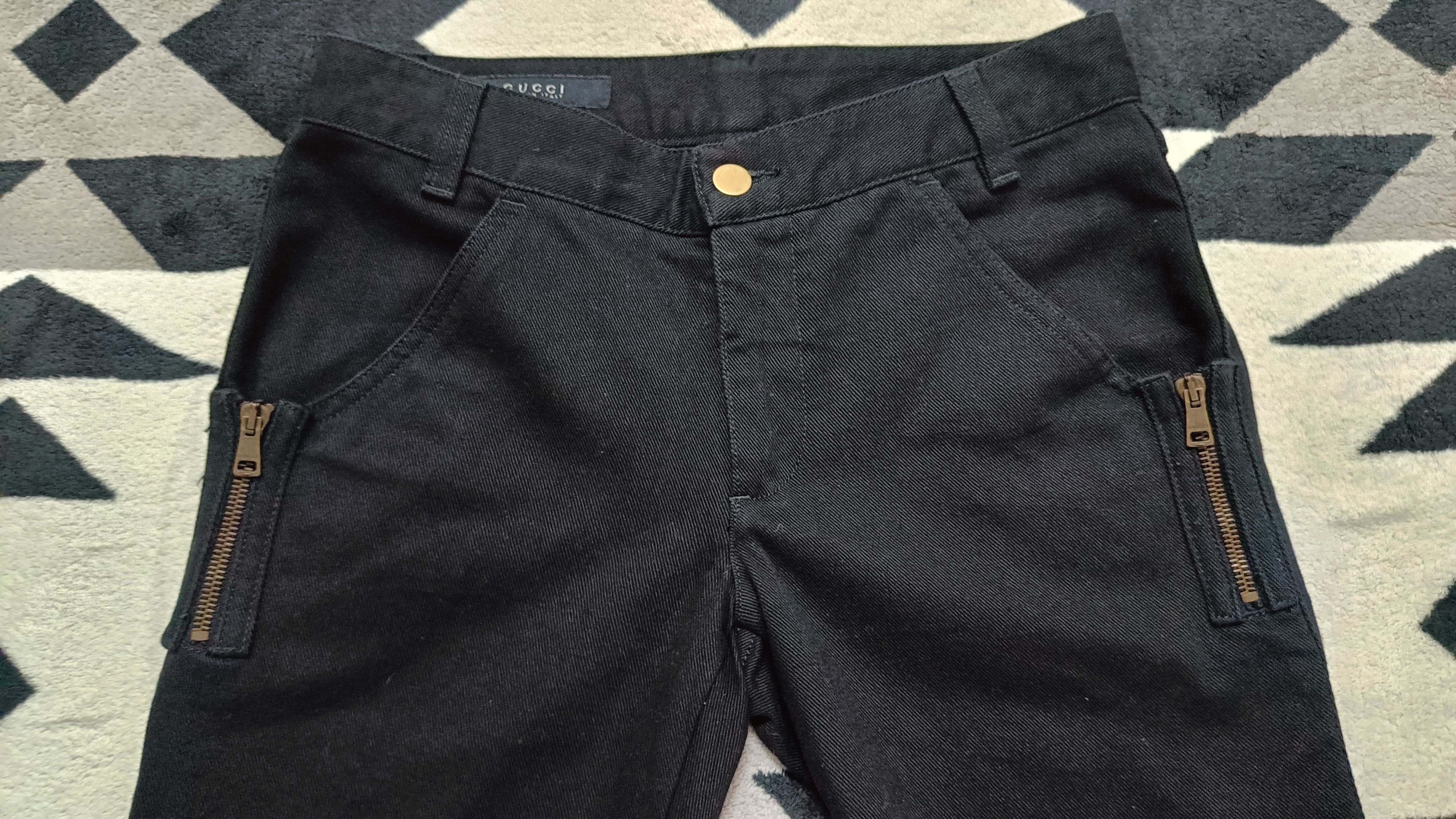 Gucci 🔥🔥 Rare Gucci Black Denim Jeans Size 28" / US 6 / IT 42 - 10 Thumbnail