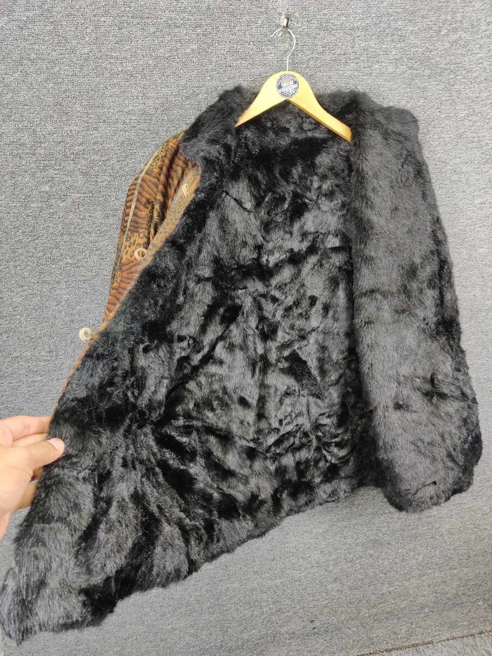 Japanese Brand Vintage Unbrand Leopard Faux Fur Fashion Jacket Size US L / EU 52-54 / 3 - 8 Thumbnail