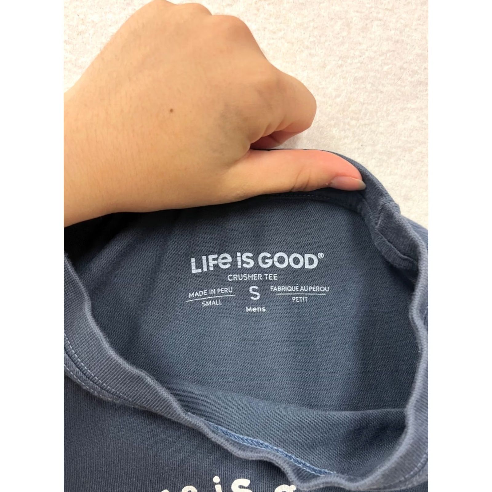 Life is Good Life Is Good Crusher Tee Key West USA Graphic Navy Blue S Mens Girls Unisex Adults Shirt Cn Crew Neck Short Sleeve 100% Cotton Size US S / EU 44-46 / 1 - 3 Thumbnail
