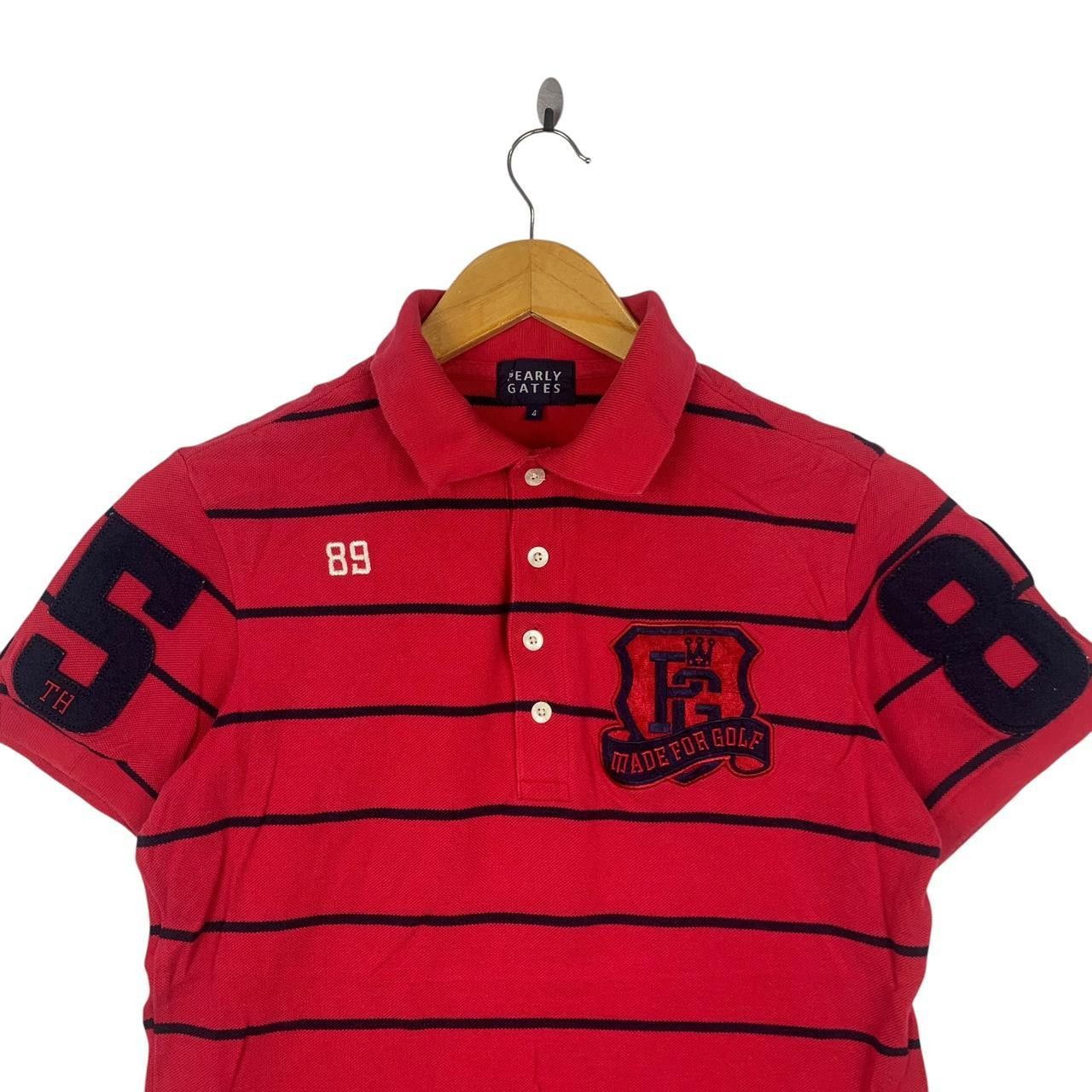 Vintage Vintage PEARLY GATES GOLF Collection Striped Polo Tee Shirt Size S / US 4 / IT 40 - 2 Thumbnail