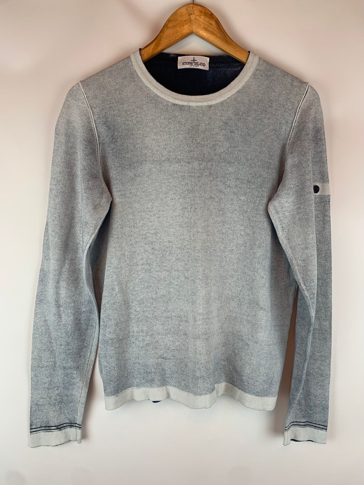 Pre-owned Stone Island Cotton Longsleeve Sweatshirt In Grey