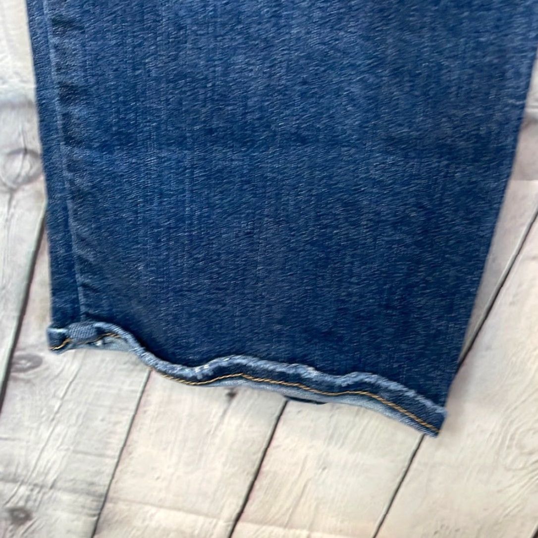 Vintage American Eagle Women’s Slightly Distressed Slim Bootcut Jeans 8 Blue Size 30" / US 8 / IT 44 - 5 Thumbnail