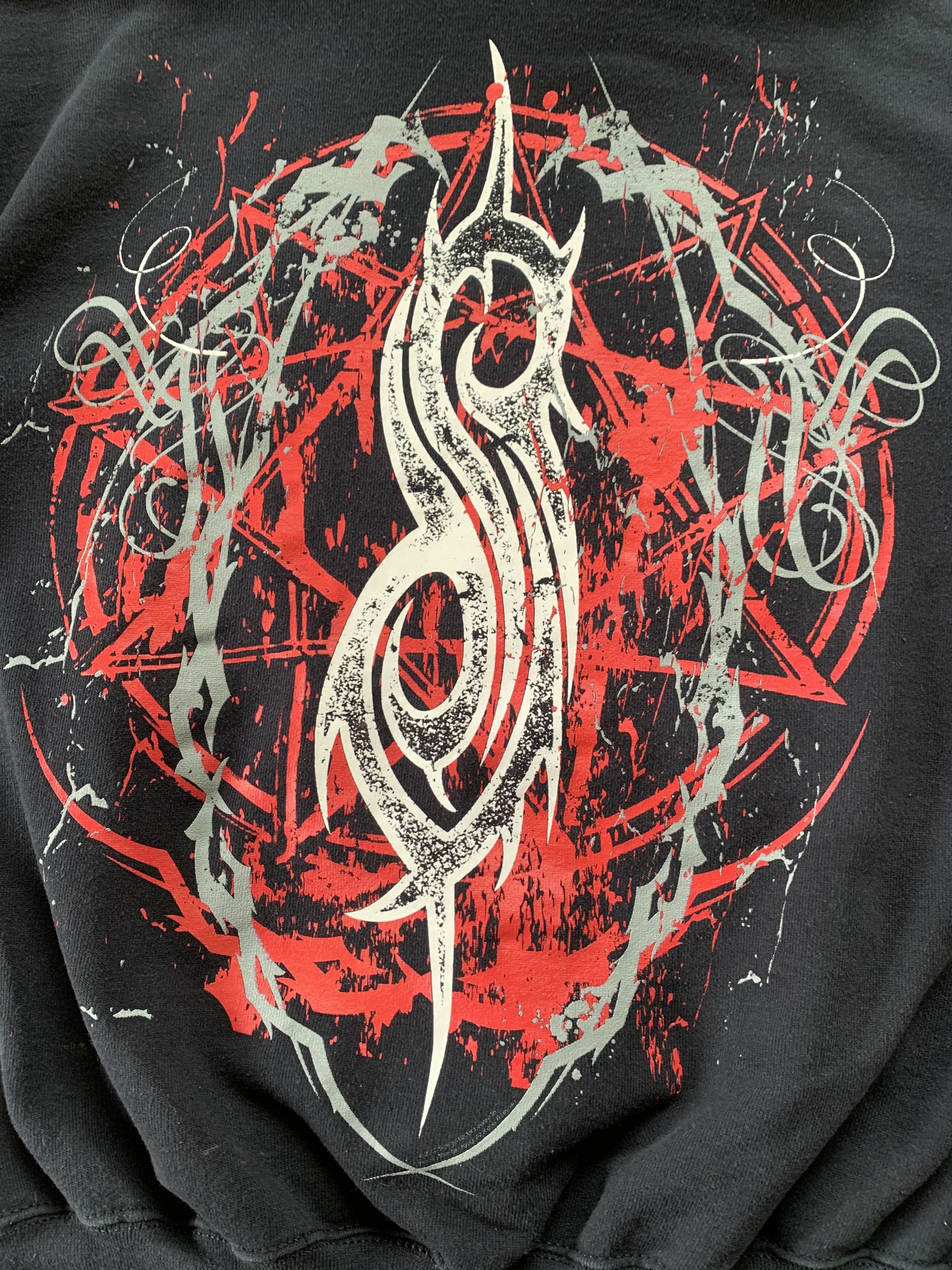 Slipknot × Vintage Slipknot Des Moines 1995 Black Overprint T-Shirt Size US M / EU 48-50 / 2 - 6 Thumbnail