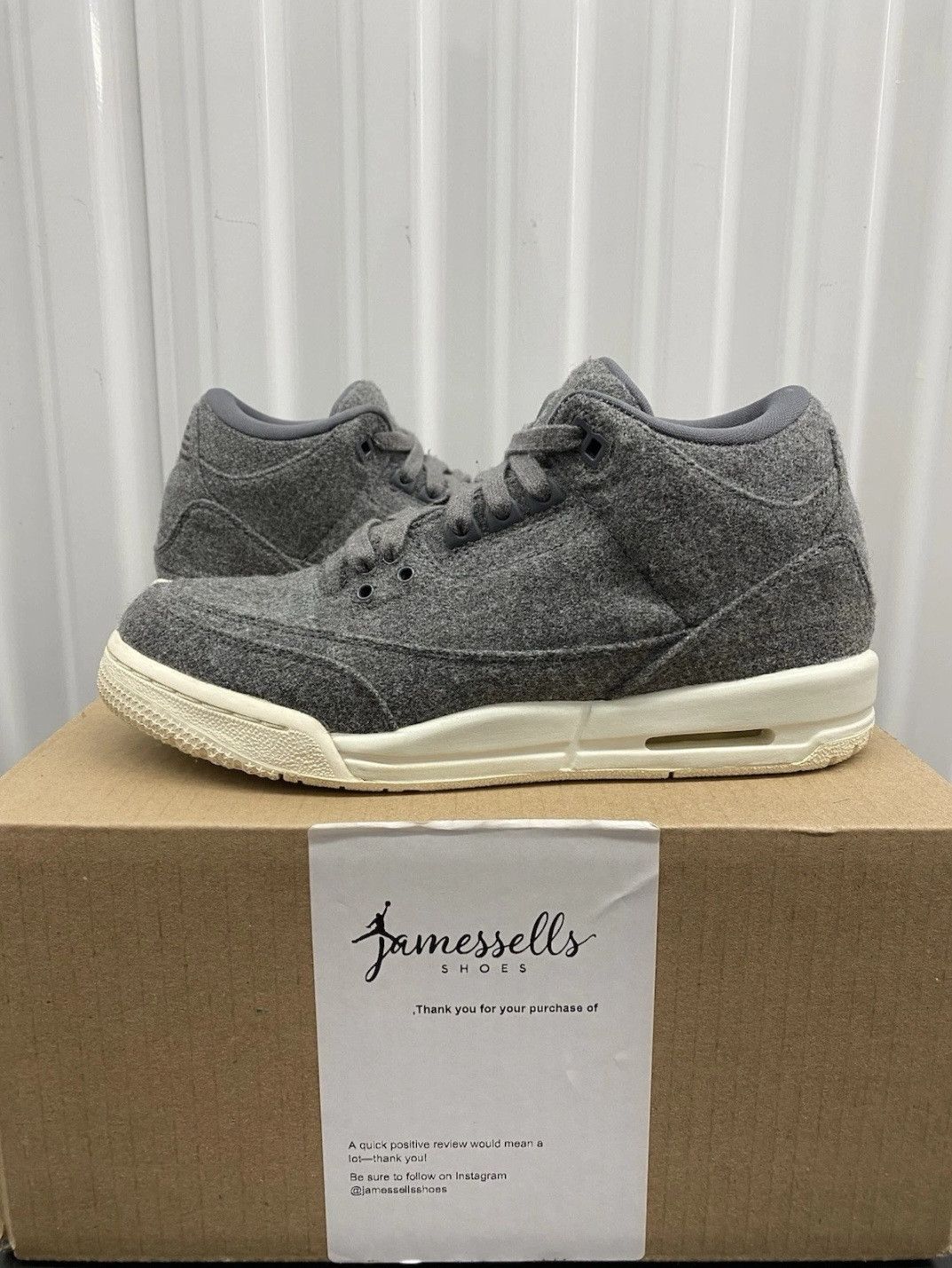 Other Nike Air Jordan Retro 3 Wool BG 861427004 Size 7Y Size US 7 / EU 40 - 1 Thumbnail