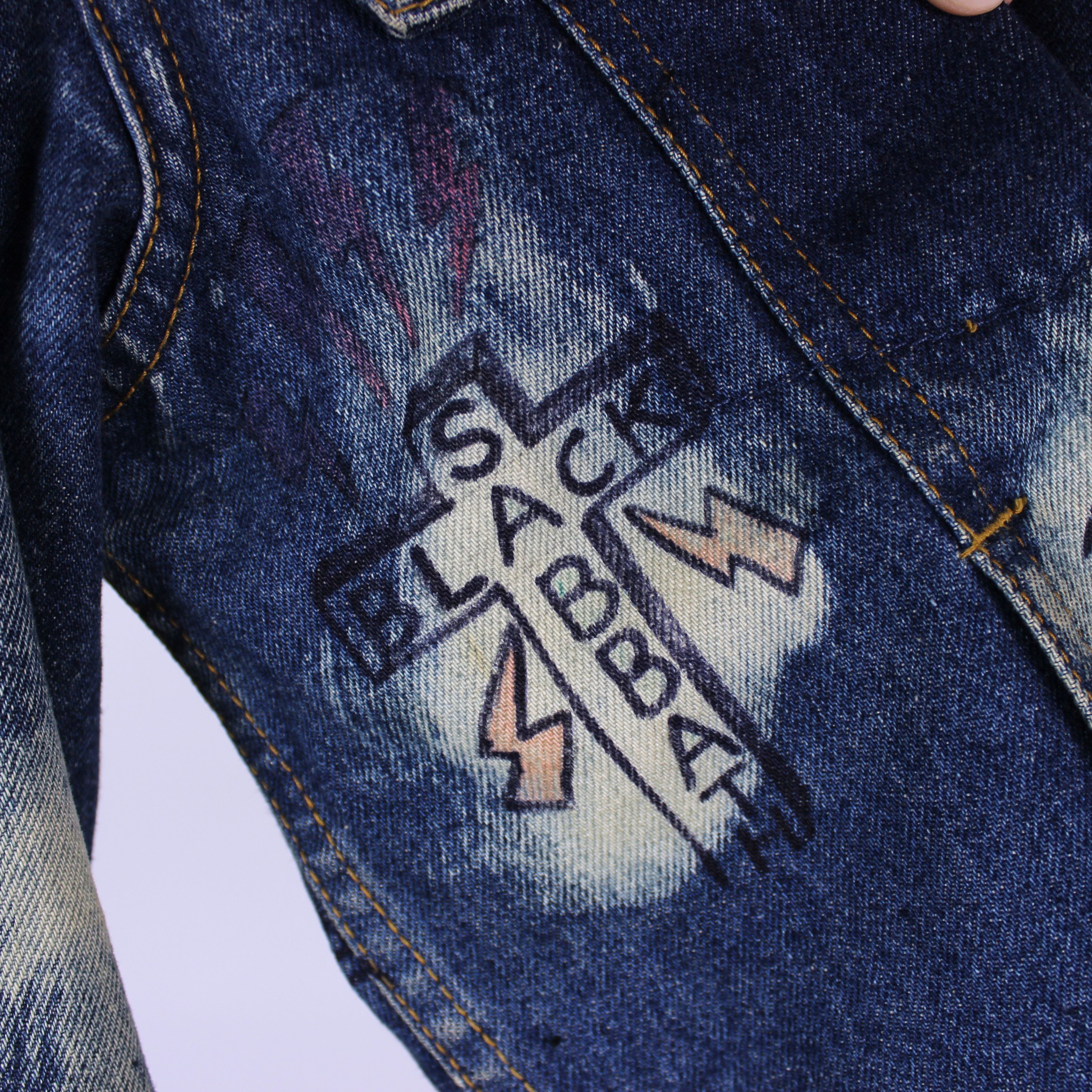 AC/DC AC/DC customs reworked denim jacket women Dynamite XS S Size S / US 4 / IT 40 - 5 Thumbnail